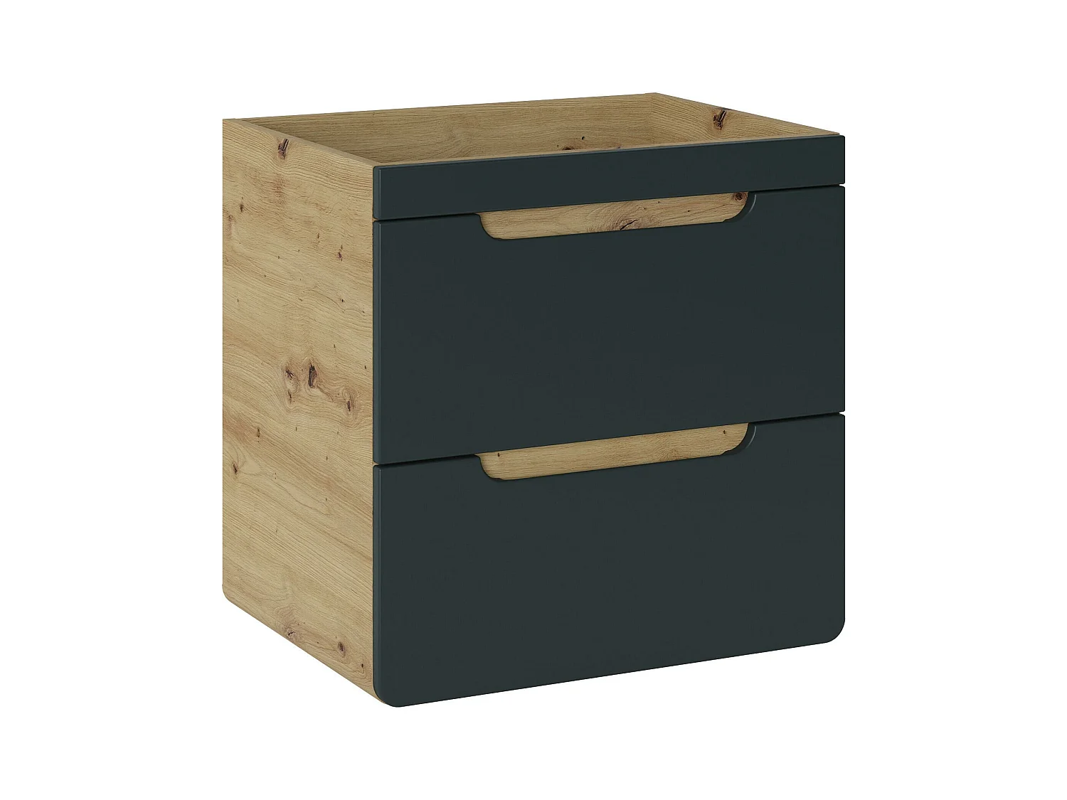 Armoire Sous Lavabos ARUBA CUW60 2D 60x46x59 Grisfoncé
