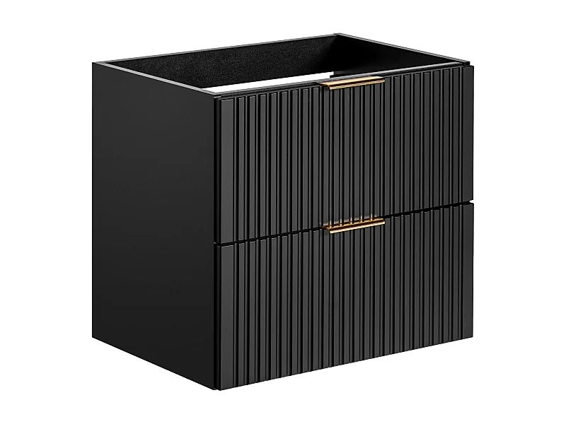 Kast Onder Wastafels ADEL CUW60 2D 60x46x57 Zwart