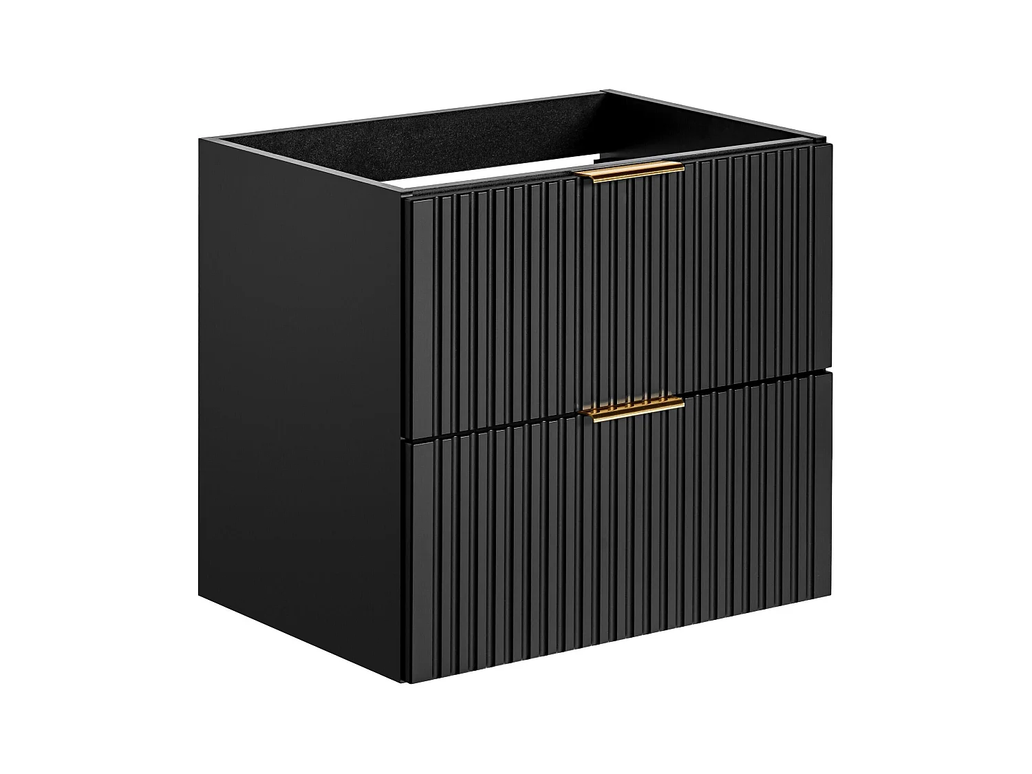 Armoire Sous Lavabos ADEL CUW60 2D 60x46x57 Noir