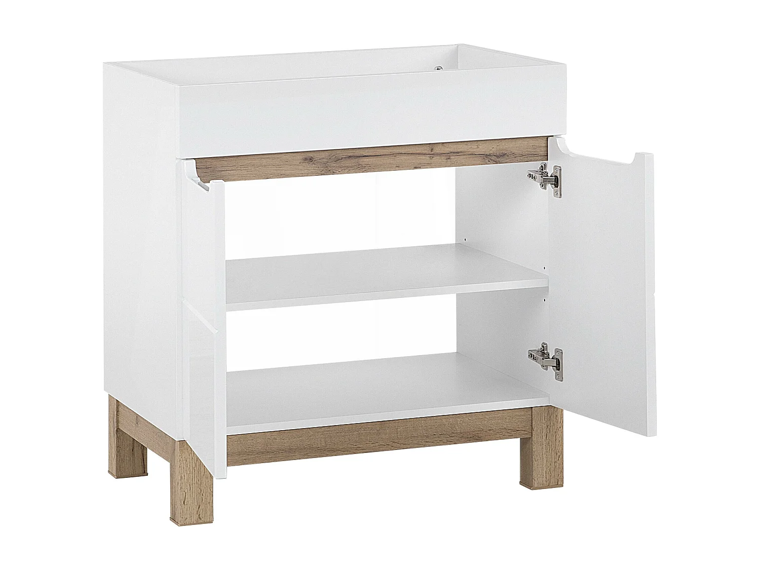 Armário Sob Lavatórios BALI CUW80 2D 80x46x84 Branco