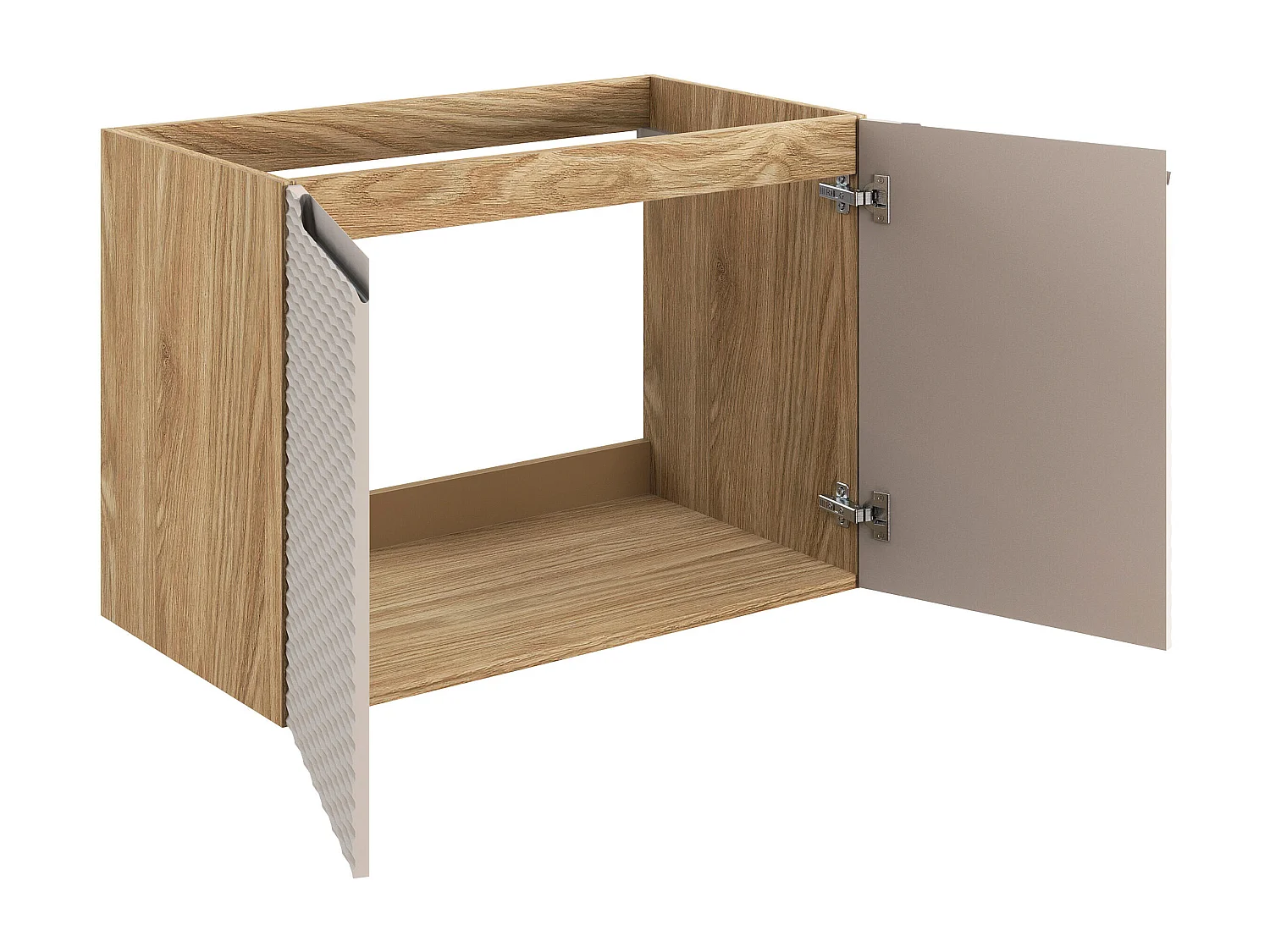 Schrank Unter Waschbecken OCEAN CUW80 2D 80x46x57 Beige