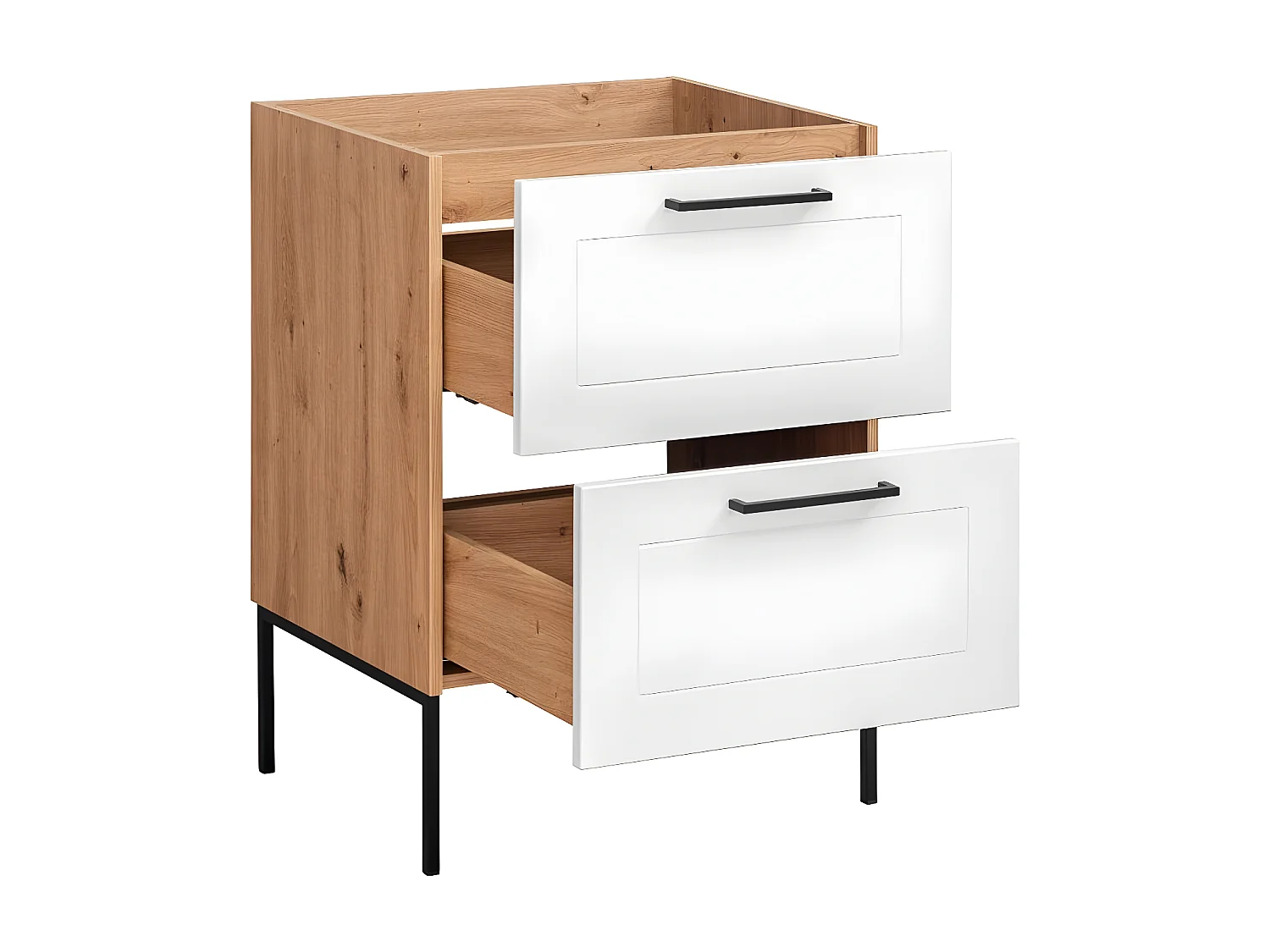 Kast Onder Wastafels MADERA CUW60 2D 60x46x61 Beige