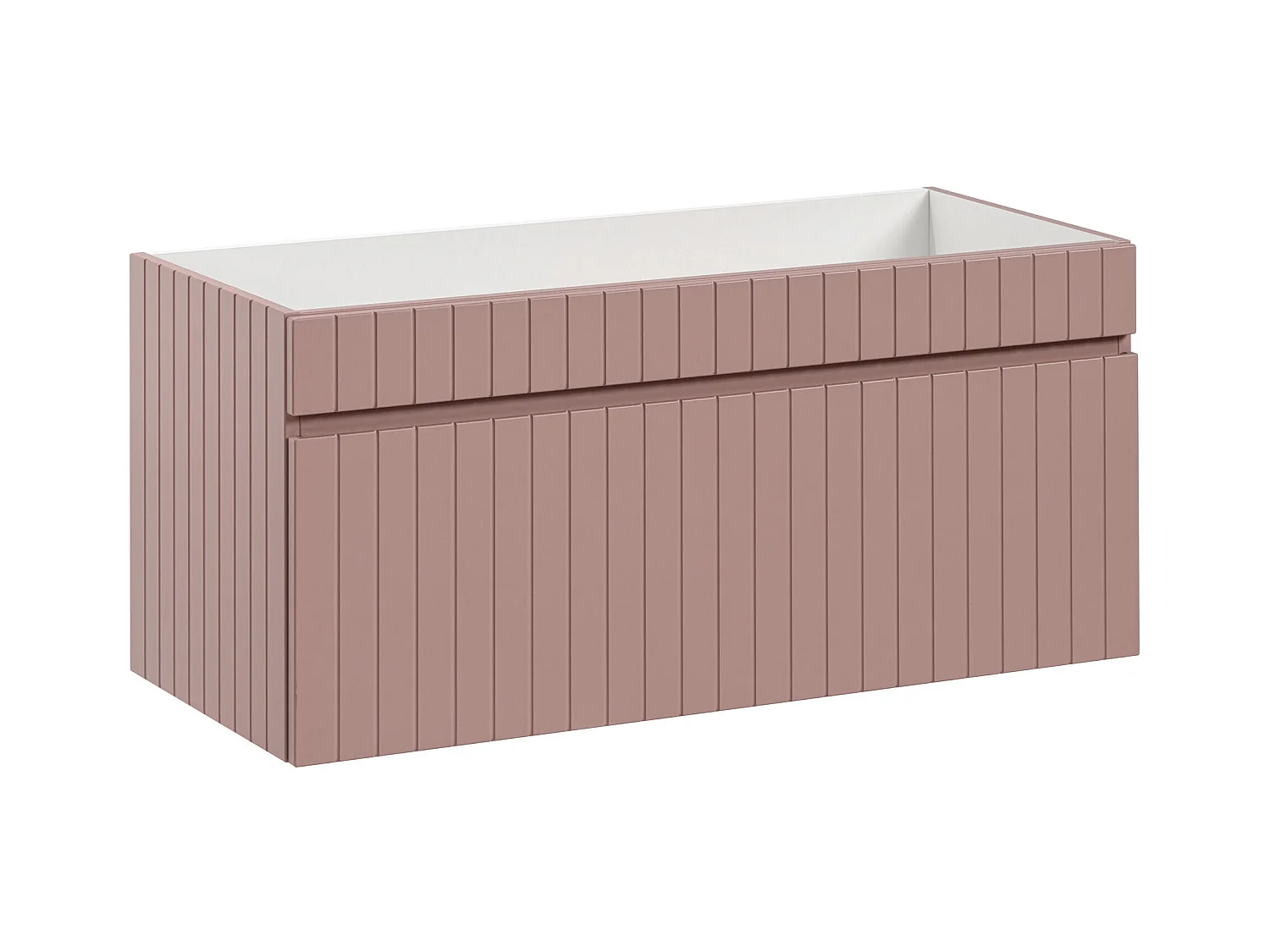 Armoire Sous Lavabos ICONIC CUW100 1D 100x46x46 Rose