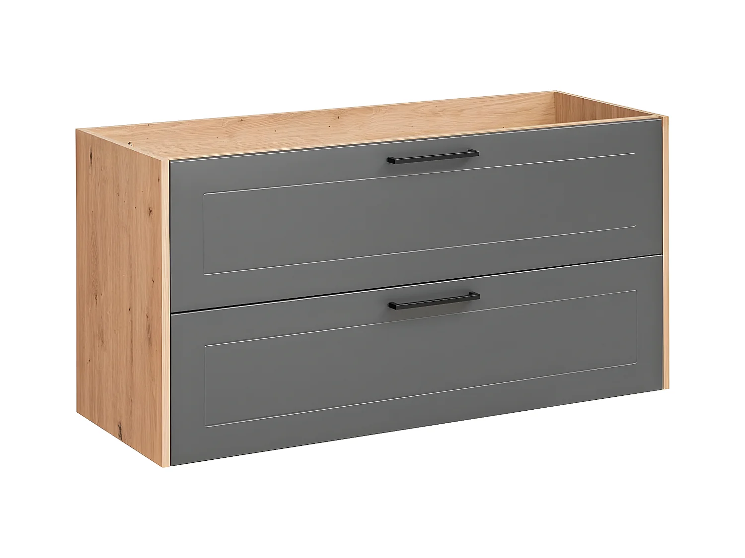 Armoire Sous Lavabos MADERA CUW120 2D 120x46x61 Gris