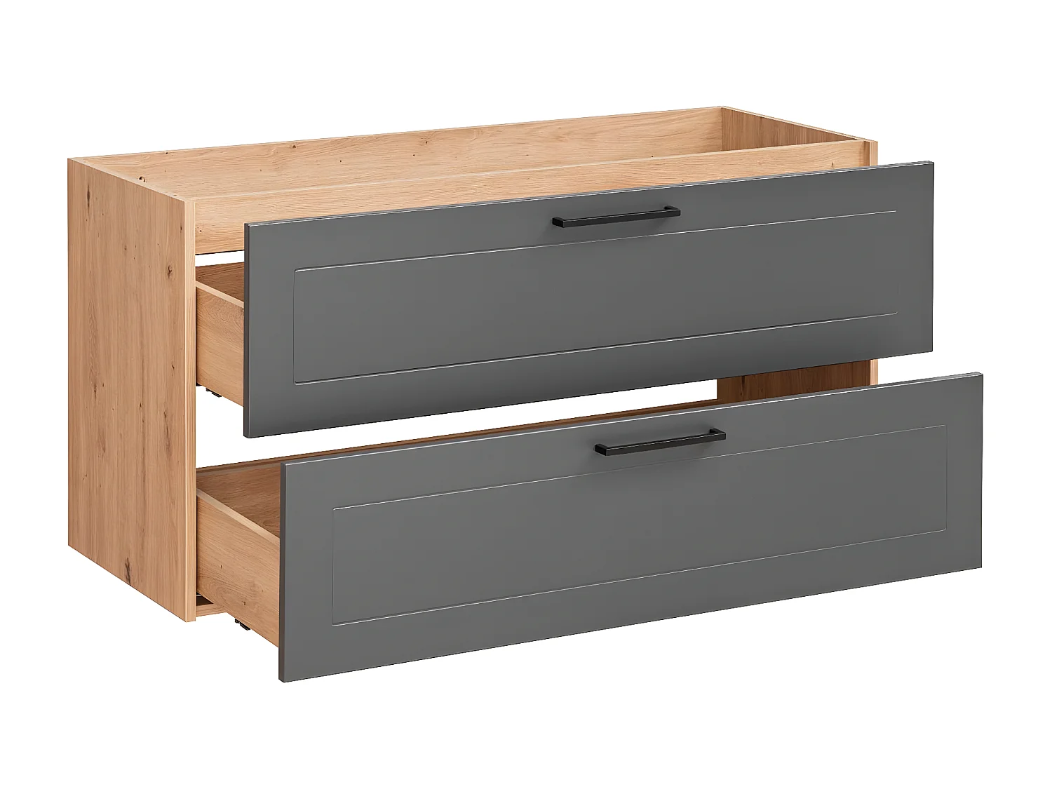 Armoire Sous Lavabos MADERA CUW120 2D 120x46x61 Gris