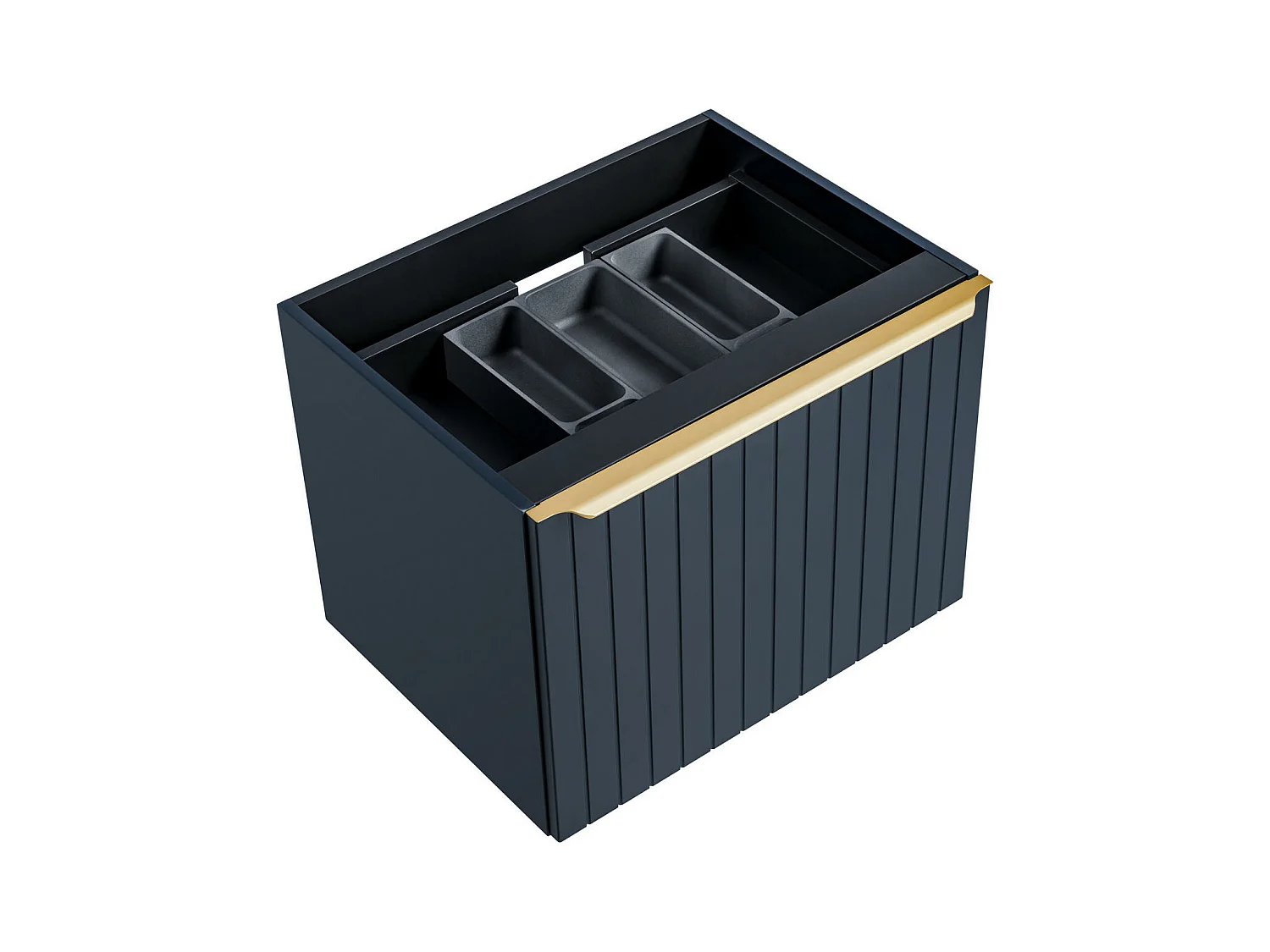 Kast Onder Wastafels SANTA FE CUW80 2D 80x46x46 Blauw