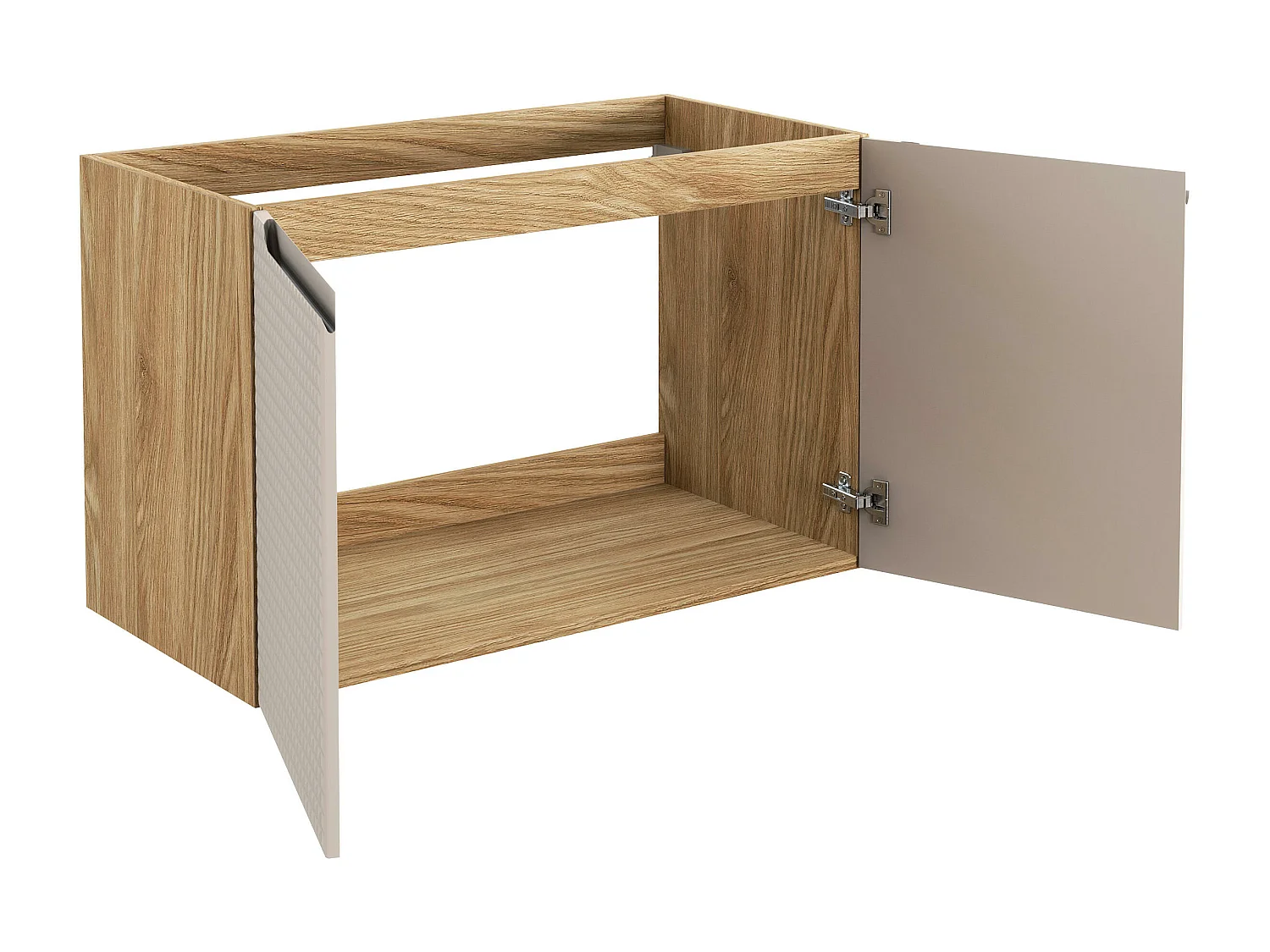 Armoire Sous Lavabos LUXOR CUW90 2D 90x46x57 Beige