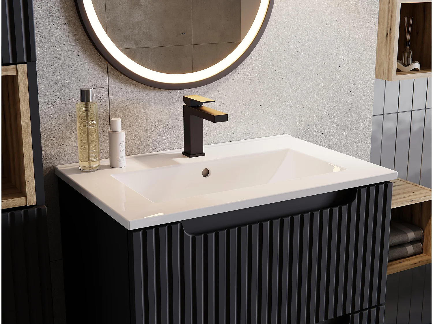 Mobile Sotto Lavabo NOVA CUW50 2D 50x39x57 Nero