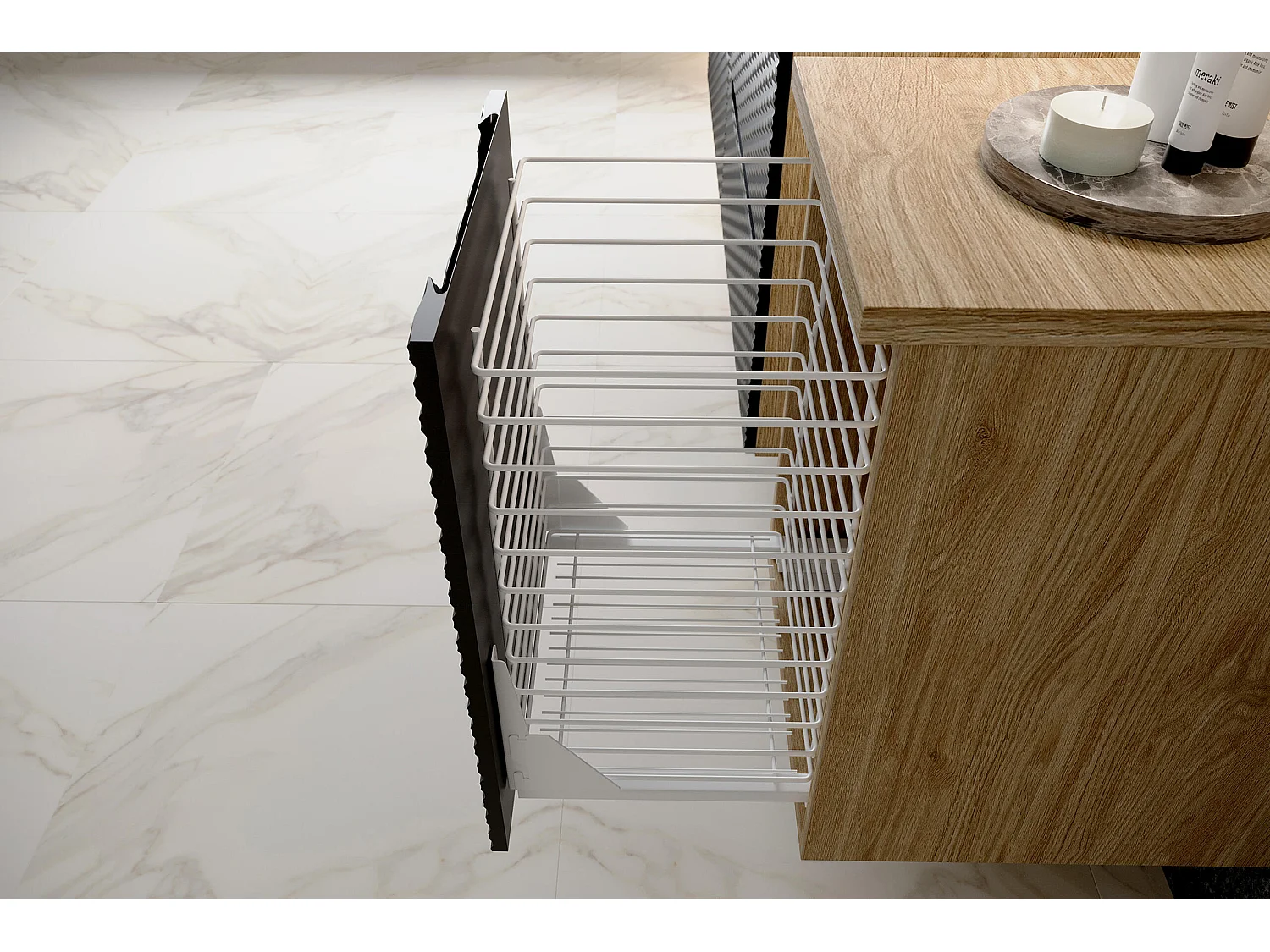 Armoires Latérales OCEAN SCAB40 1D 40x46x57 Noir