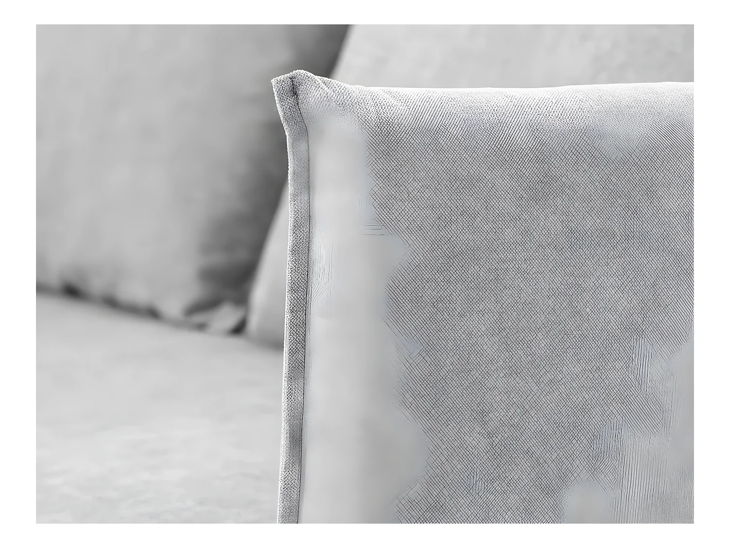 3-Sitzer-Sofa aus hellgrau Polyester