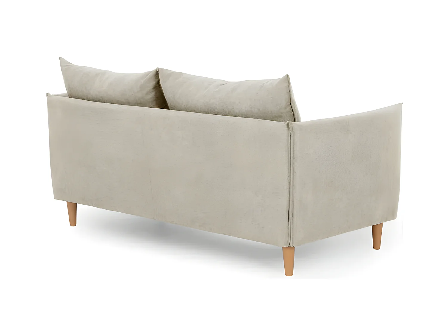 Sofa 3-Sitzer aus Polyester beige