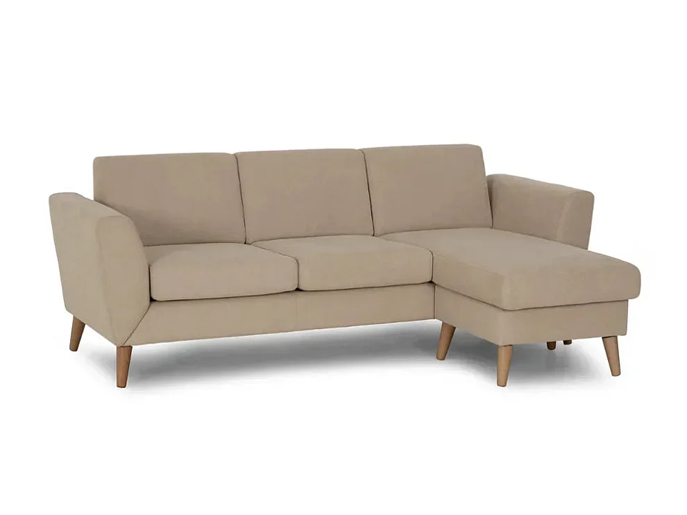 Divano con chaise longue Camel 3 posti reversibile lato destro/sinistroche (226 x 140 x 85 cm) - ANGEL
