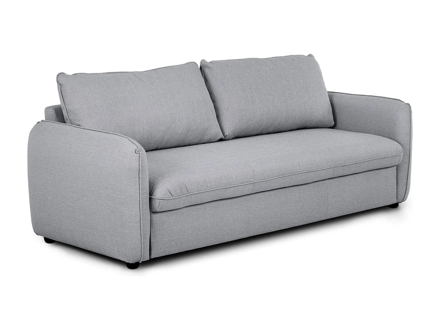 Divano letto a 3 posti - Sistema EasyBed  poliestere grigio