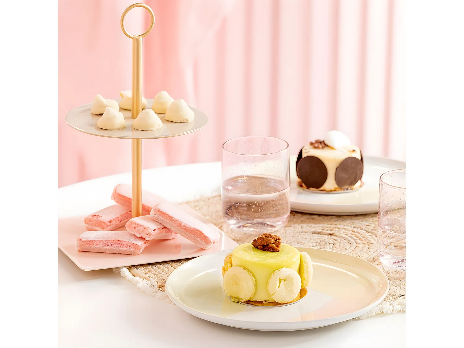 Assiette Plate en Porcelaine "Médila" 33cm Multicolore