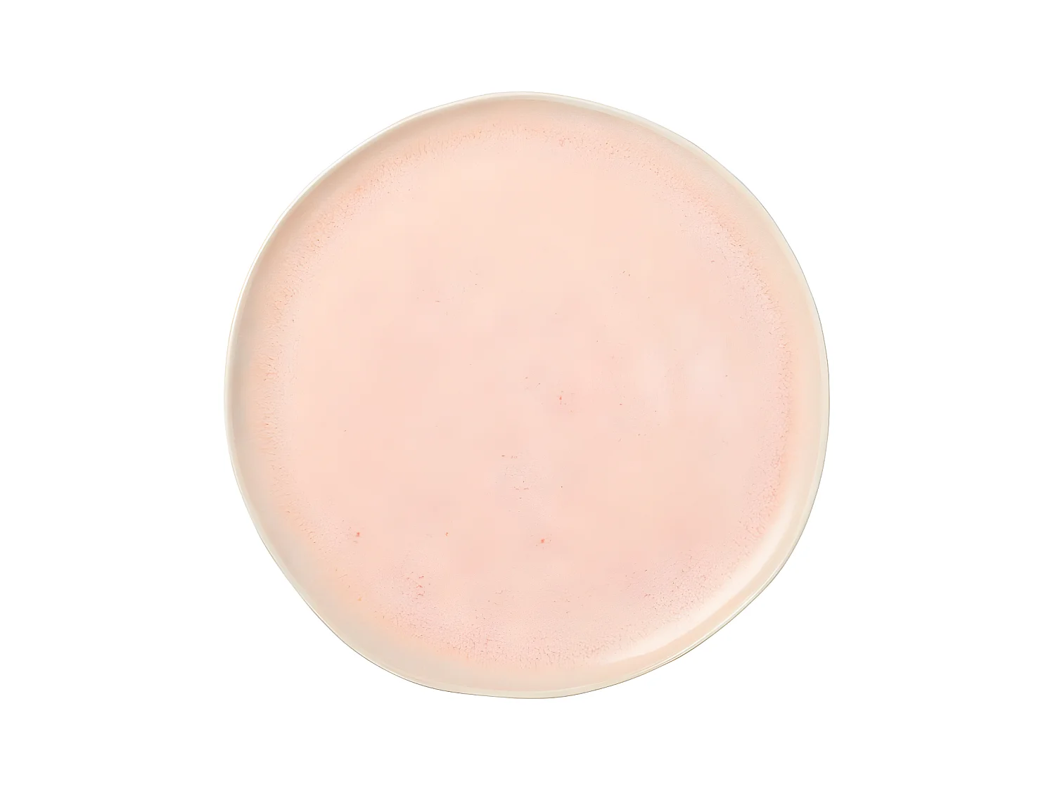 Assiette Plate en Porcelaine "Lara" 33cm Saumon
