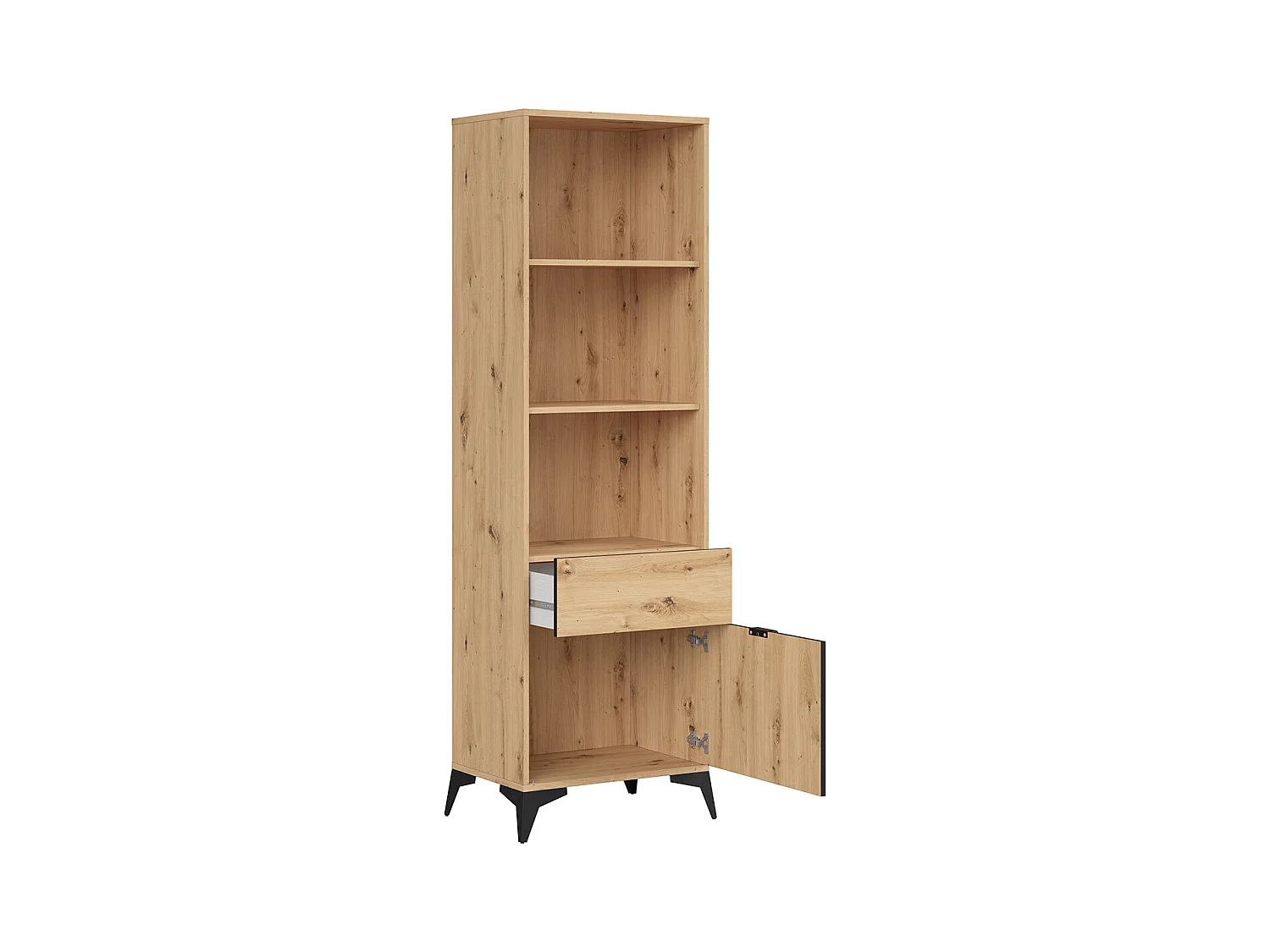 Bibliothèque 1 porte 1 tiroir Mao Bois