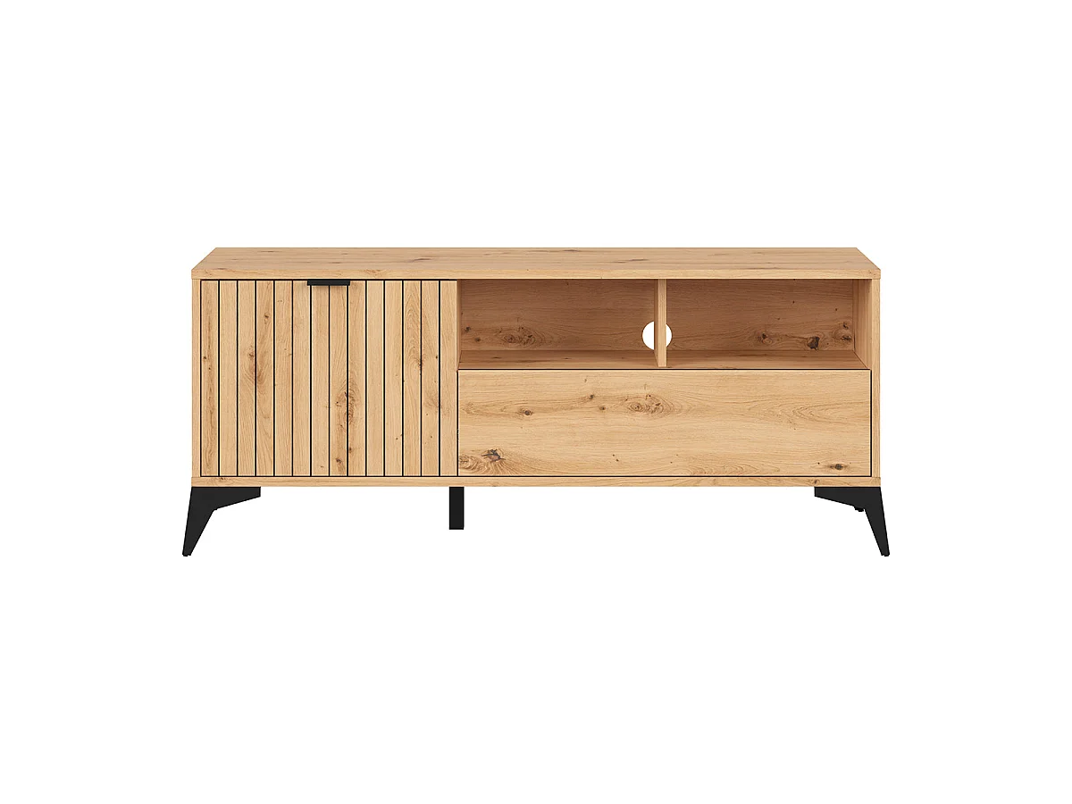 TV-møbel 1 dør 1 skuffe 135 cm Mao Træ