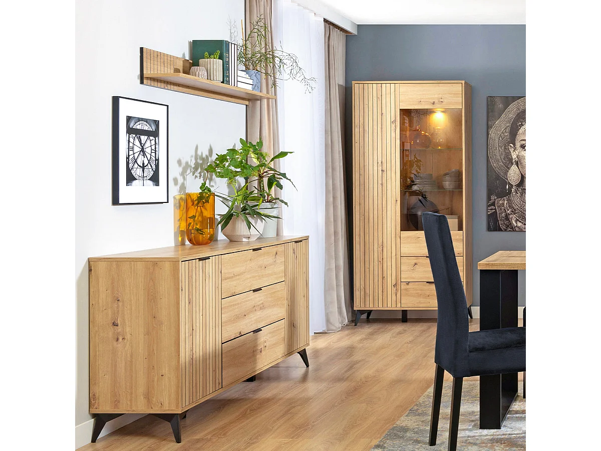 2-door 3-drawer sideboard 150 cm Mao Wood