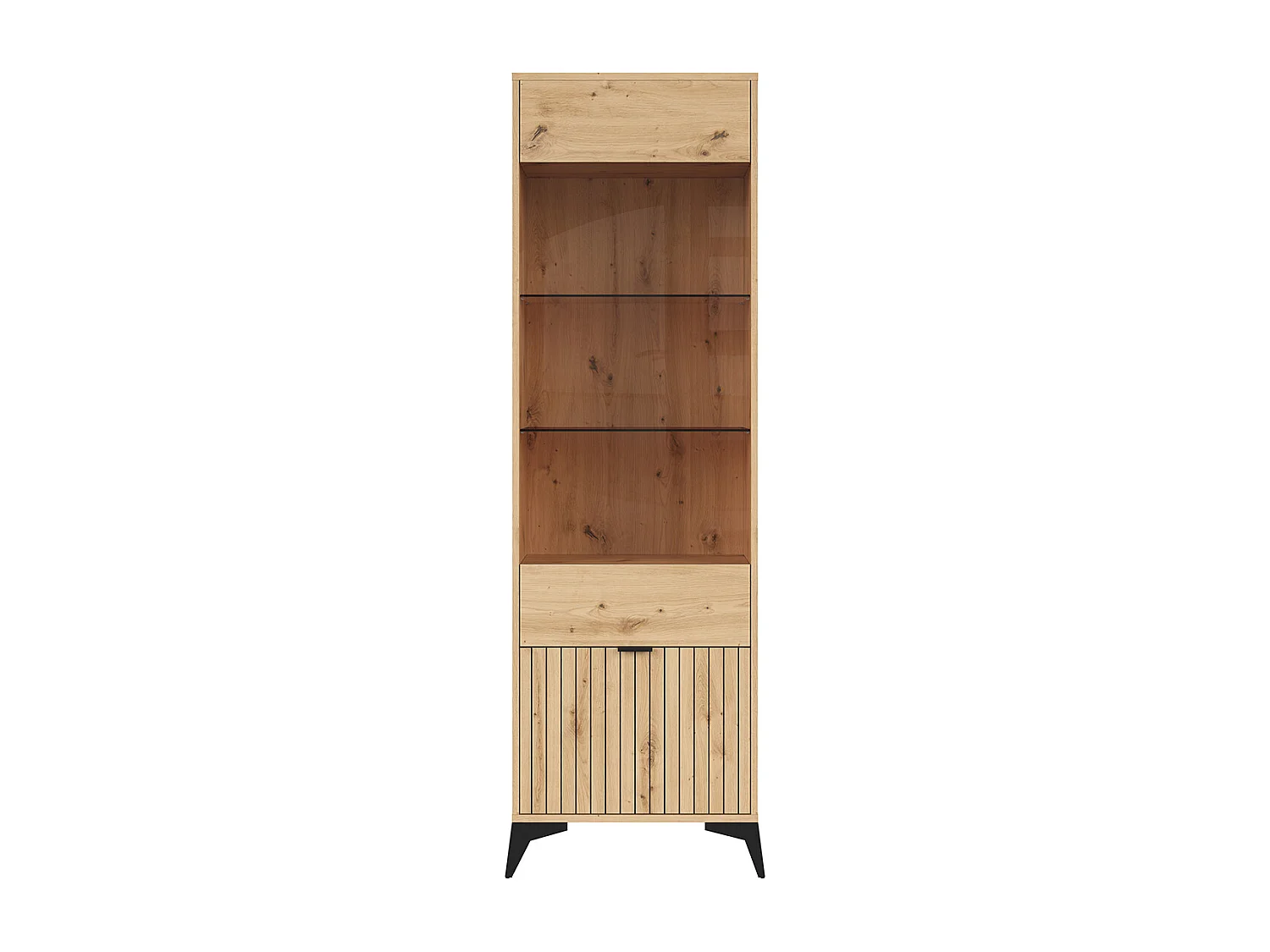 Vitrine 2 portes Mao Bois