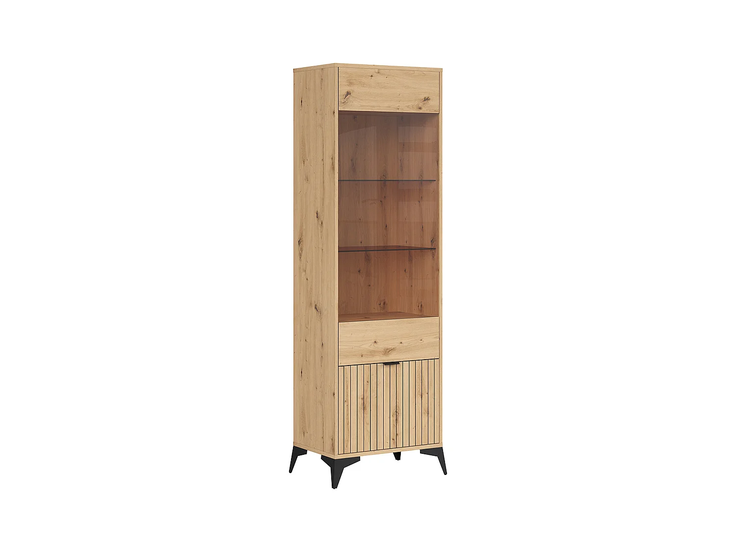 Vitrine 2 portes Mao Bois