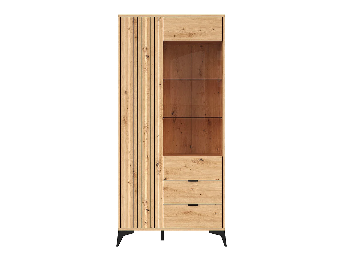 Vaisselier 2 portes 2 tiroirs Mao Bois