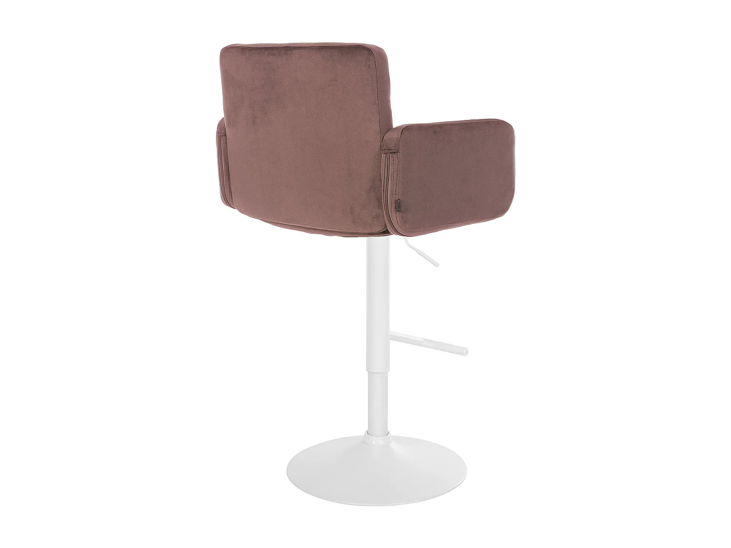 Tabouret de bar - Velours & Métal - Marron - Los Angeles