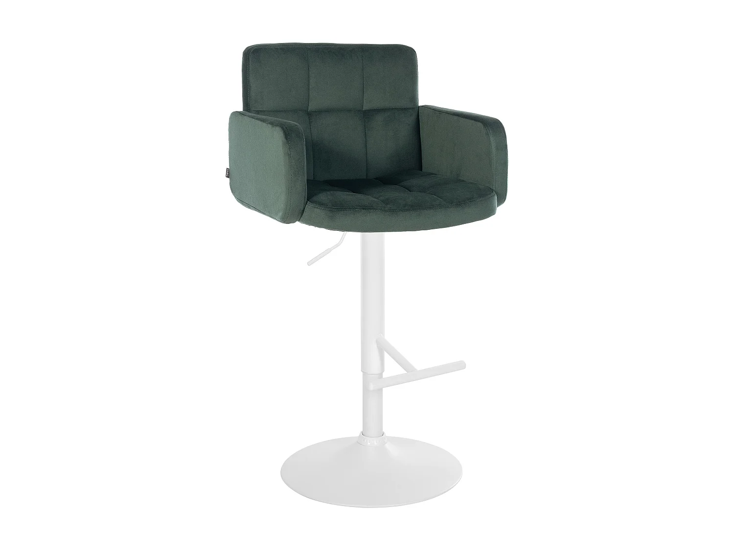 Tabouret de bar - Velours & Métal - Vert foncé - Los Angeles