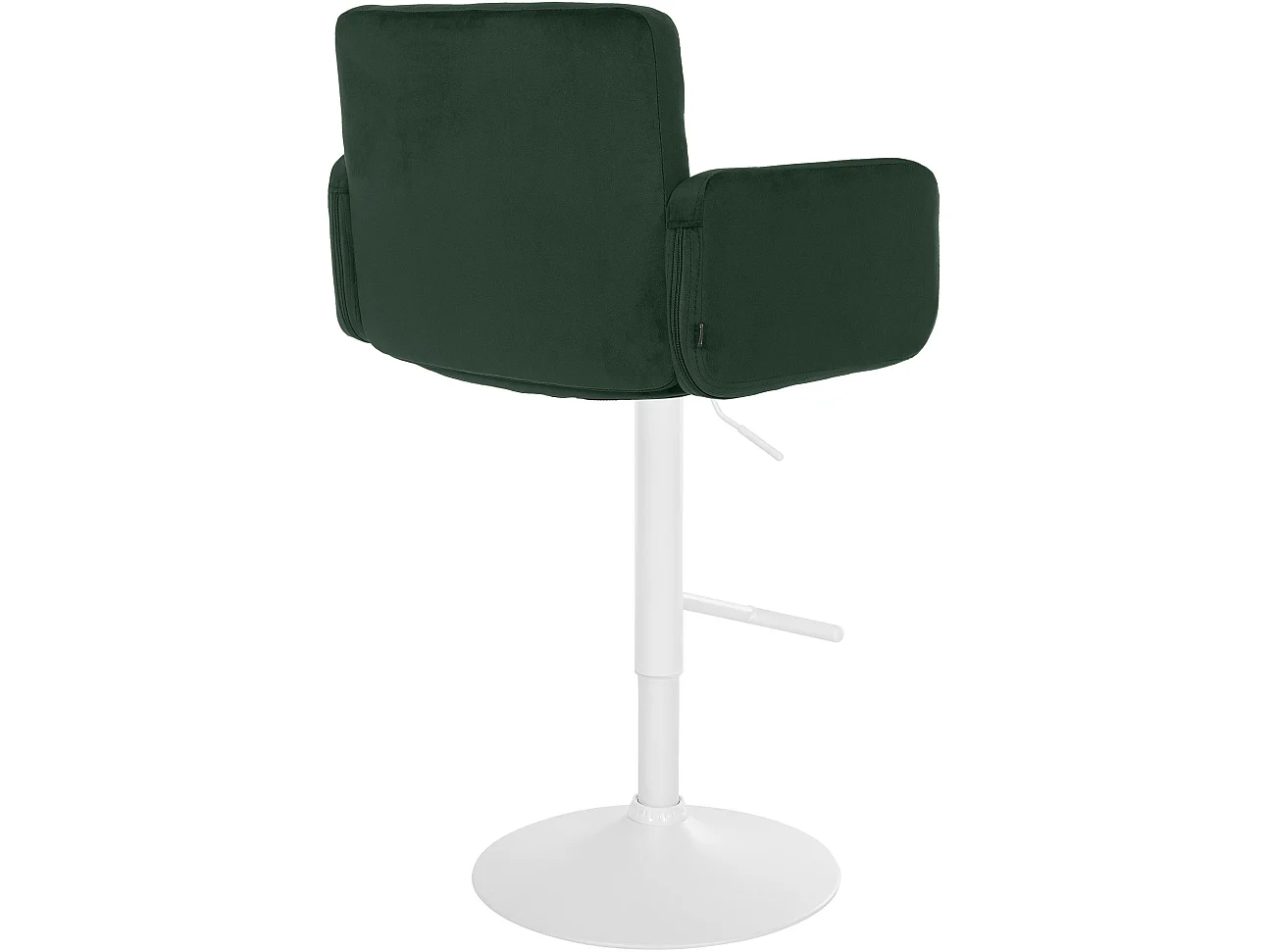 Tabouret de bar - Velours & Blanc - Vert foncé - Los Angeles