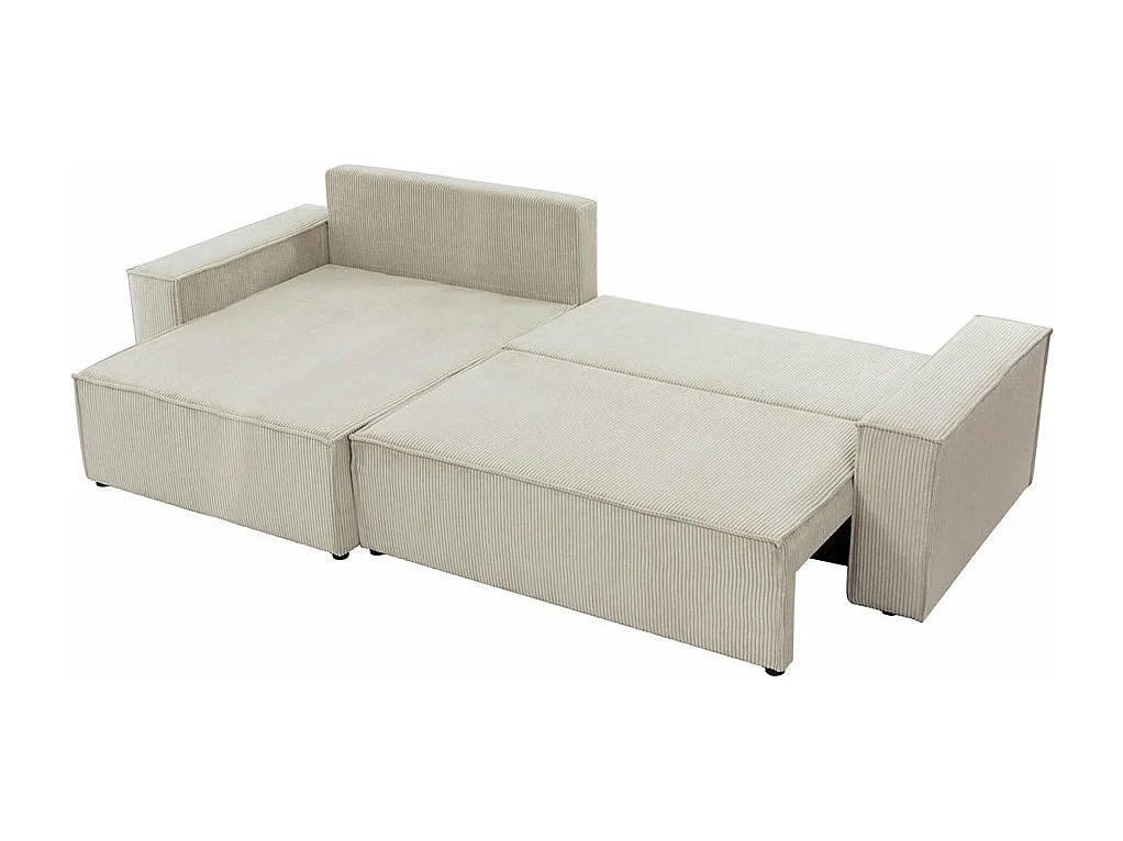Ecksofa mit Bettkasten und Schlaffunktion - 272x145x82 cm - Poso 29 - Karl