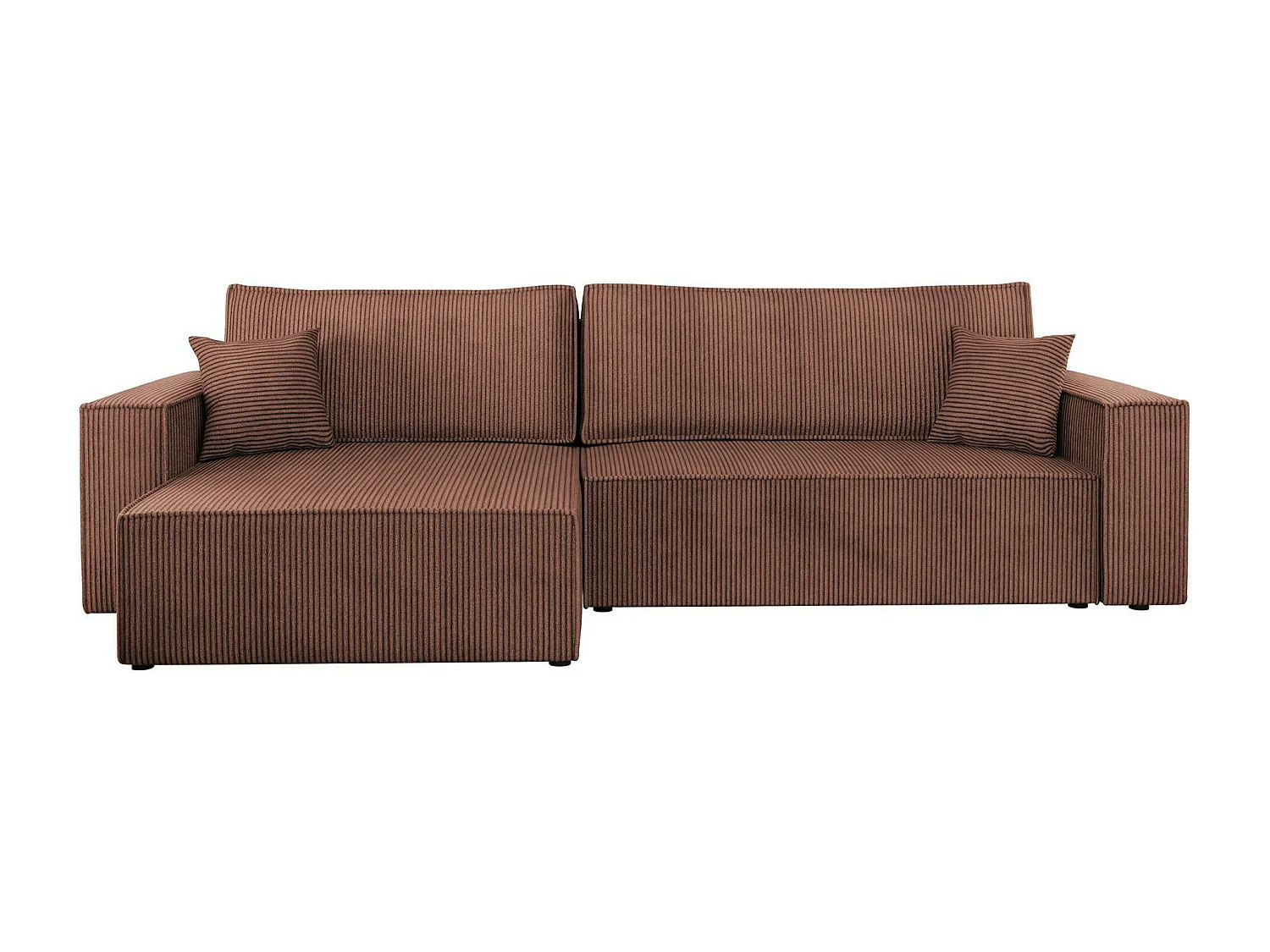 Ecksofa mit Bettkasten und Schlaffunktion - 272x145x82 cm - Poso 29 - Karl