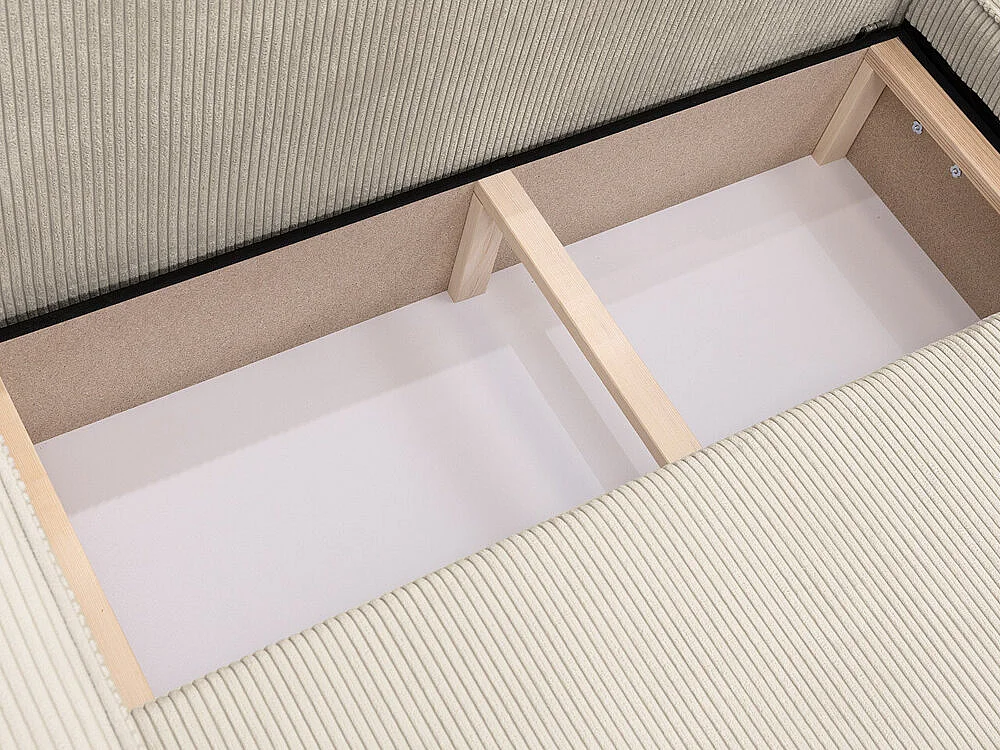 Ecksofa mit Bettkasten und Schlaffunktion - 272x145x82 cm - Poso 29 - Karl