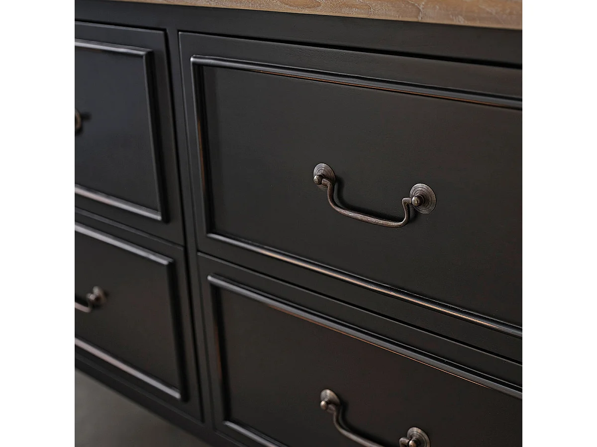 Commode en mindi massif 120 cm