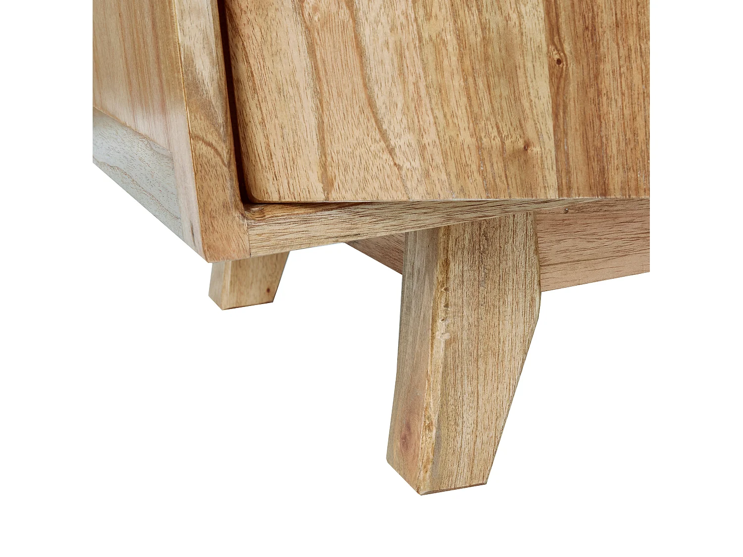 Commode en bois de mindi 3 tiroirs 2 portes 160