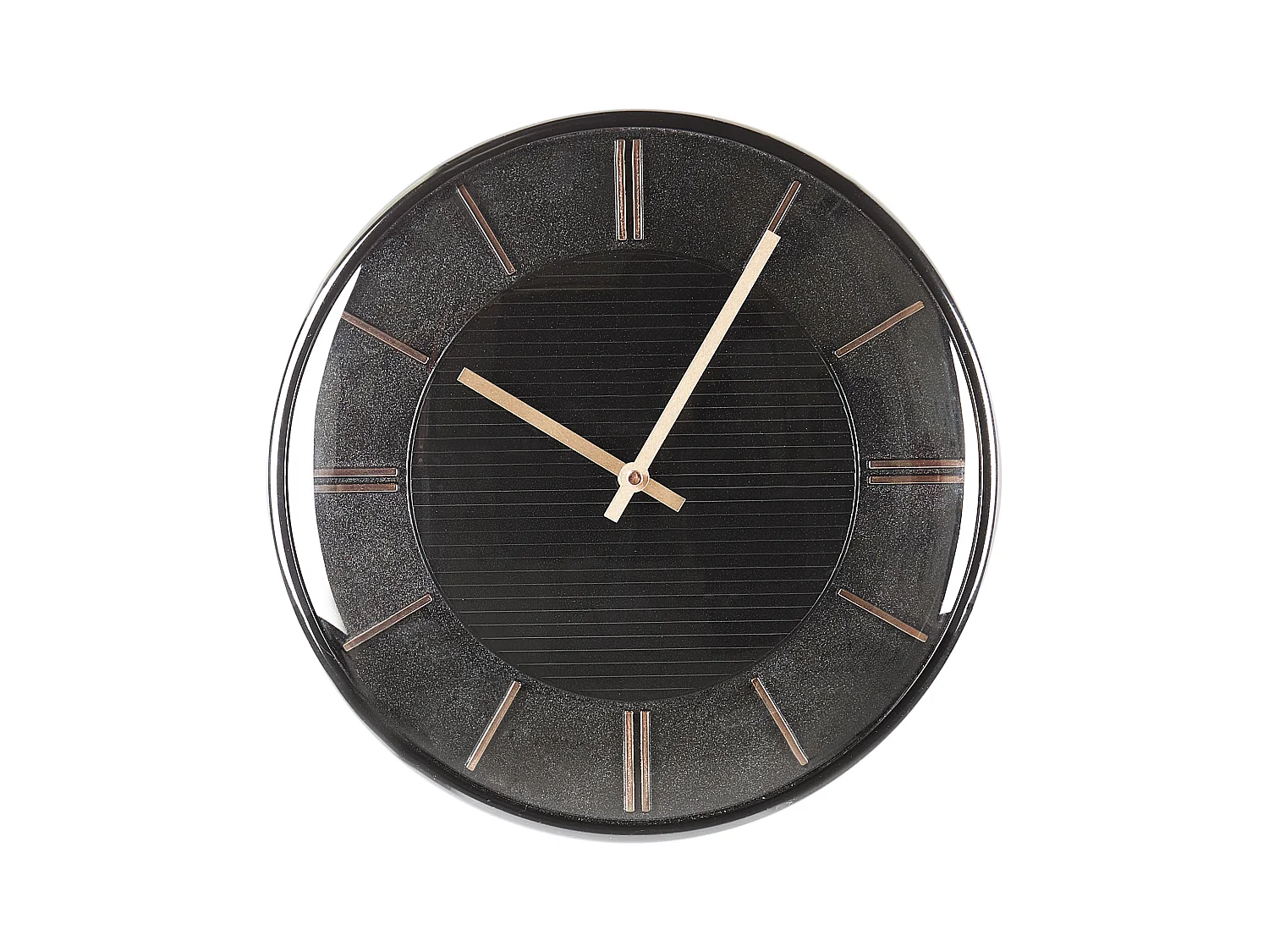 Wanduhr DAROCA 34 cm Schwarz