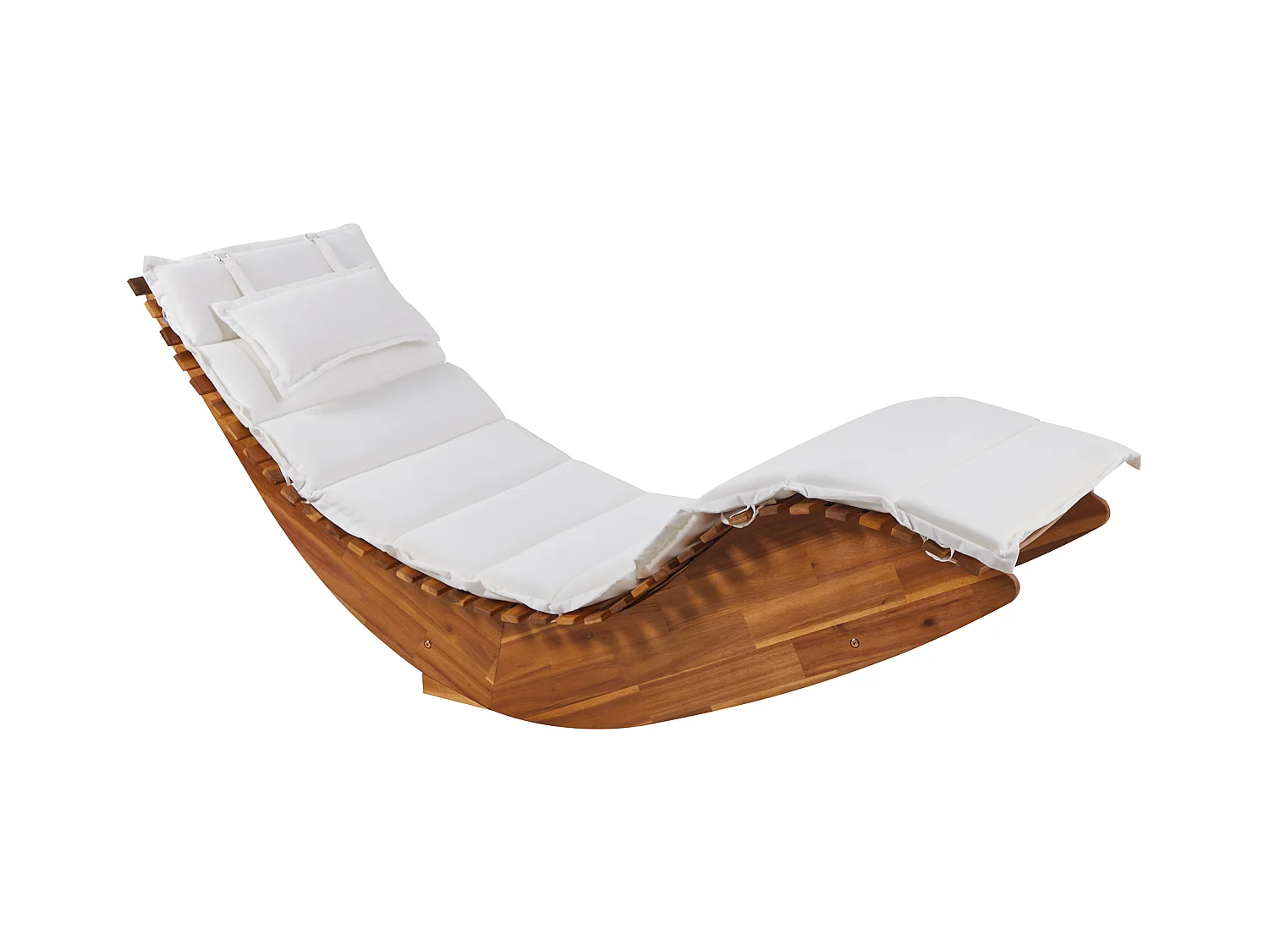 Transat avec coussin BRESCIA II Acacia Blanc cassé