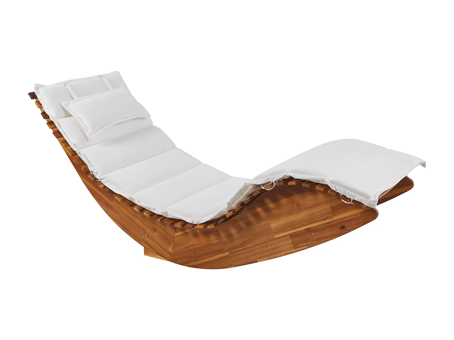 Transat avec coussin BRESCIA II Acacia Blanc cassé