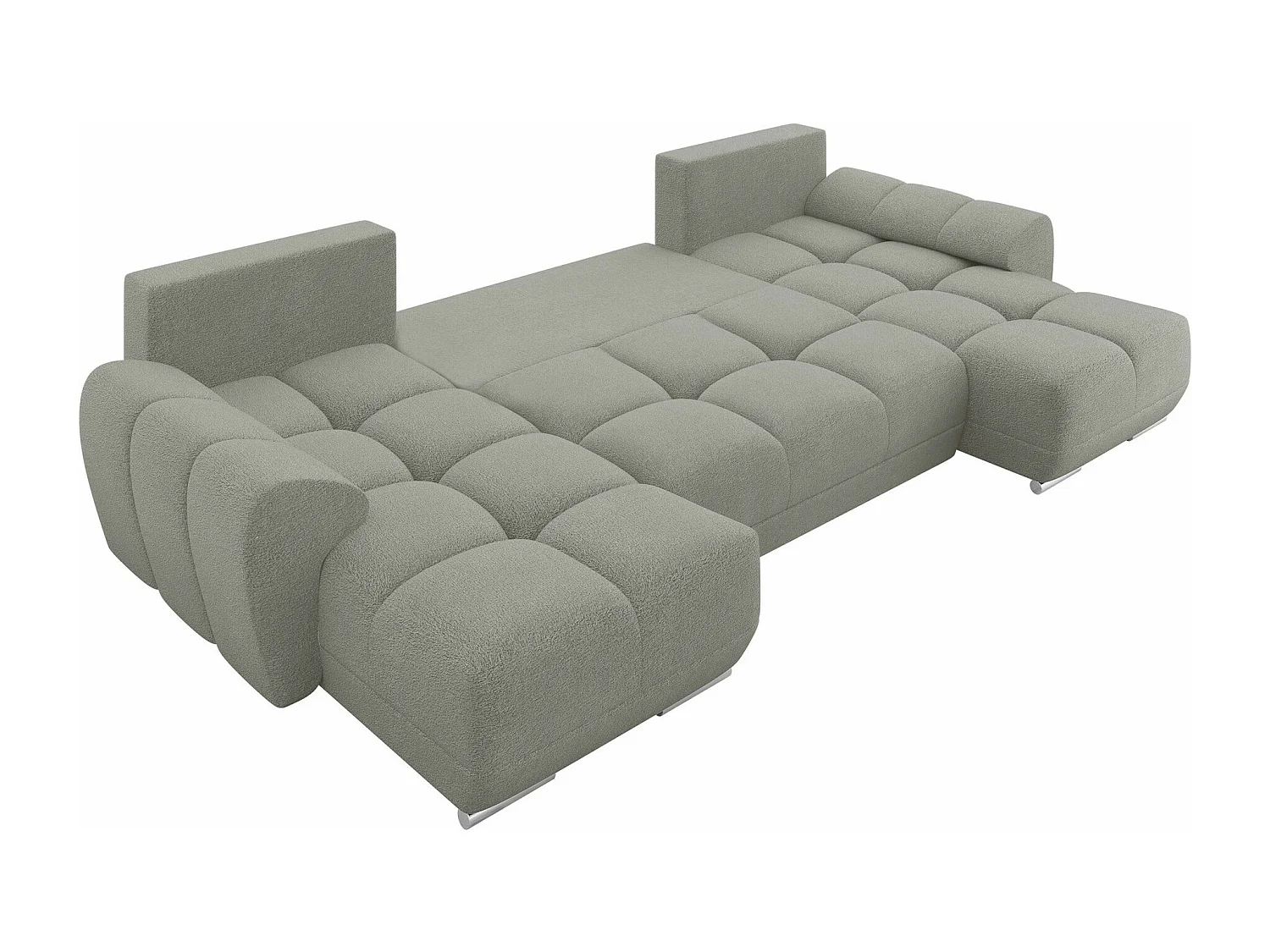 Canapé d'angle Camden 101, Brun clair, Disponible, 362x183x85cm