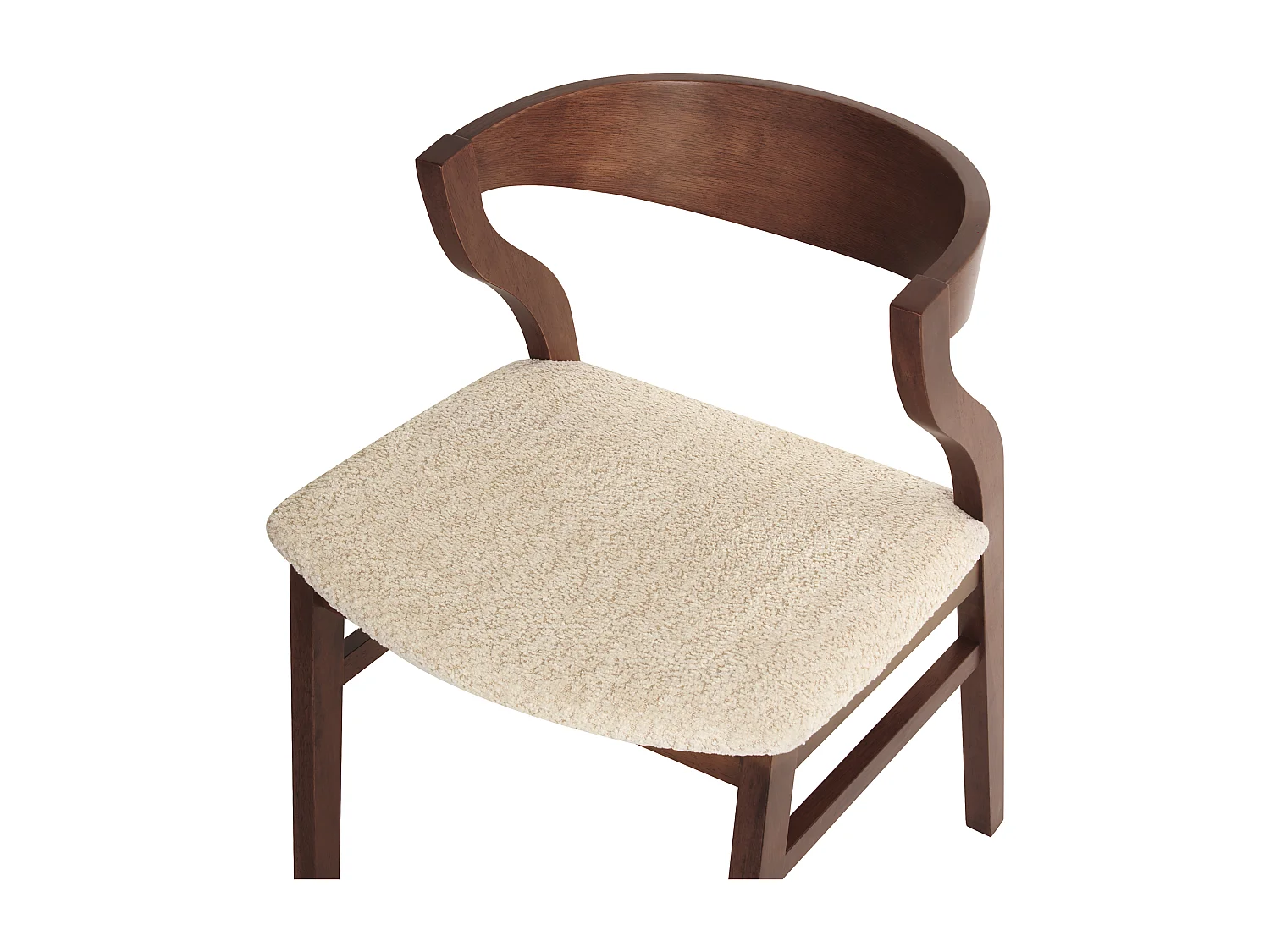 Esszimmerstuhl 2er Set MAROA Holz Hellbeige