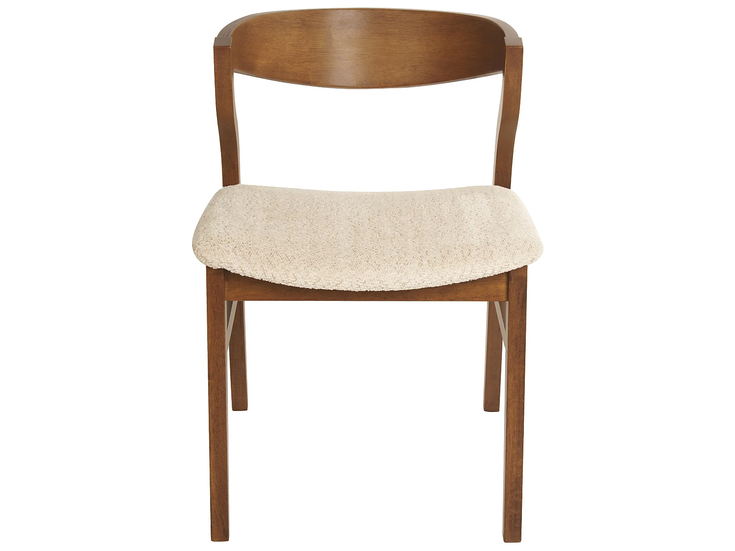 Lot de 2 chaises de salle à manger MAROA Bois Beige clair