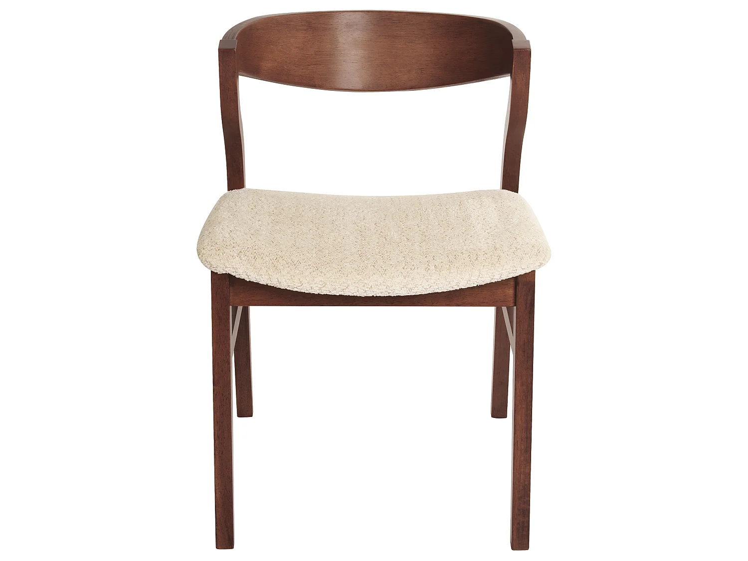 Lot de 2 chaises de salle à manger MAROA Bois Beige clair
