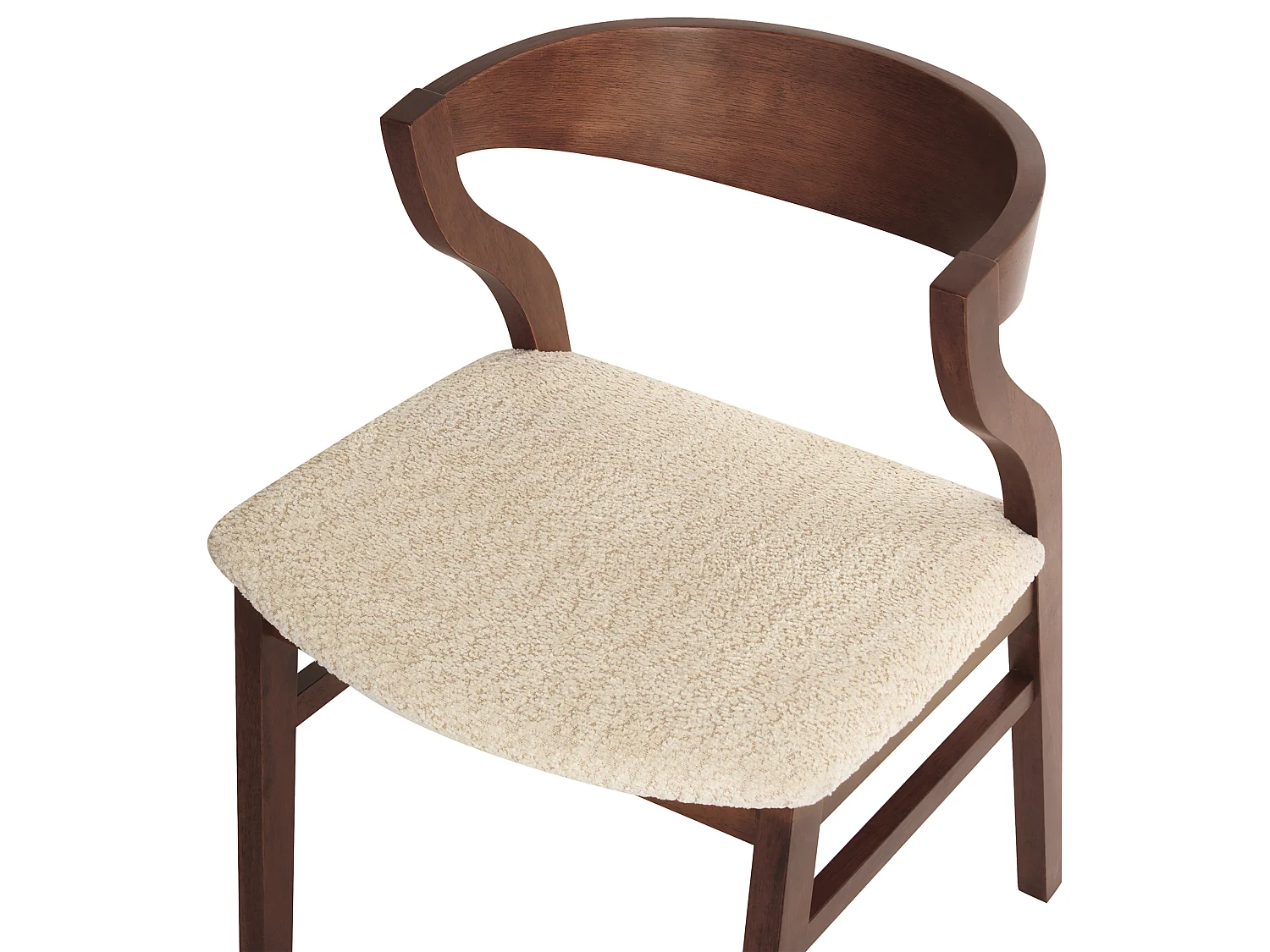 Lot de 2 chaises de salle à manger MAROA Bois Beige clair