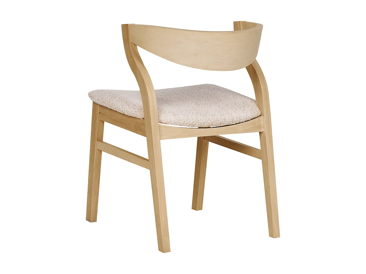 Lot de 2 chaises de salle à manger MAROA Bois Beige clair