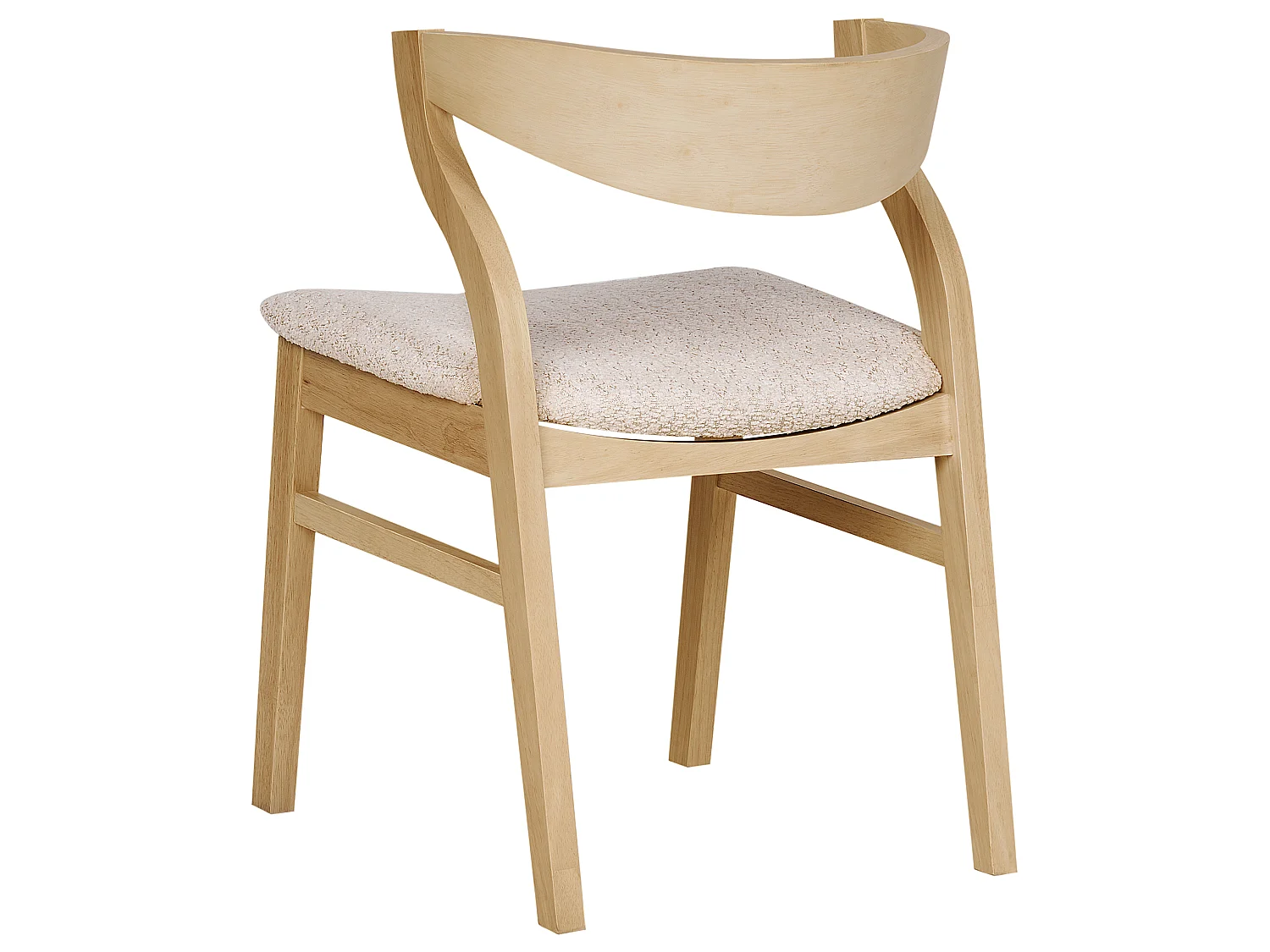 Lot de 2 chaises de salle à manger MAROA Bois Beige clair