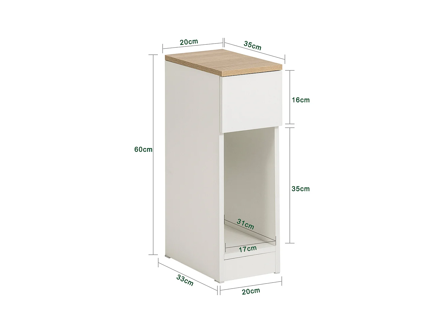 Nachttisch FBT111-WNx2