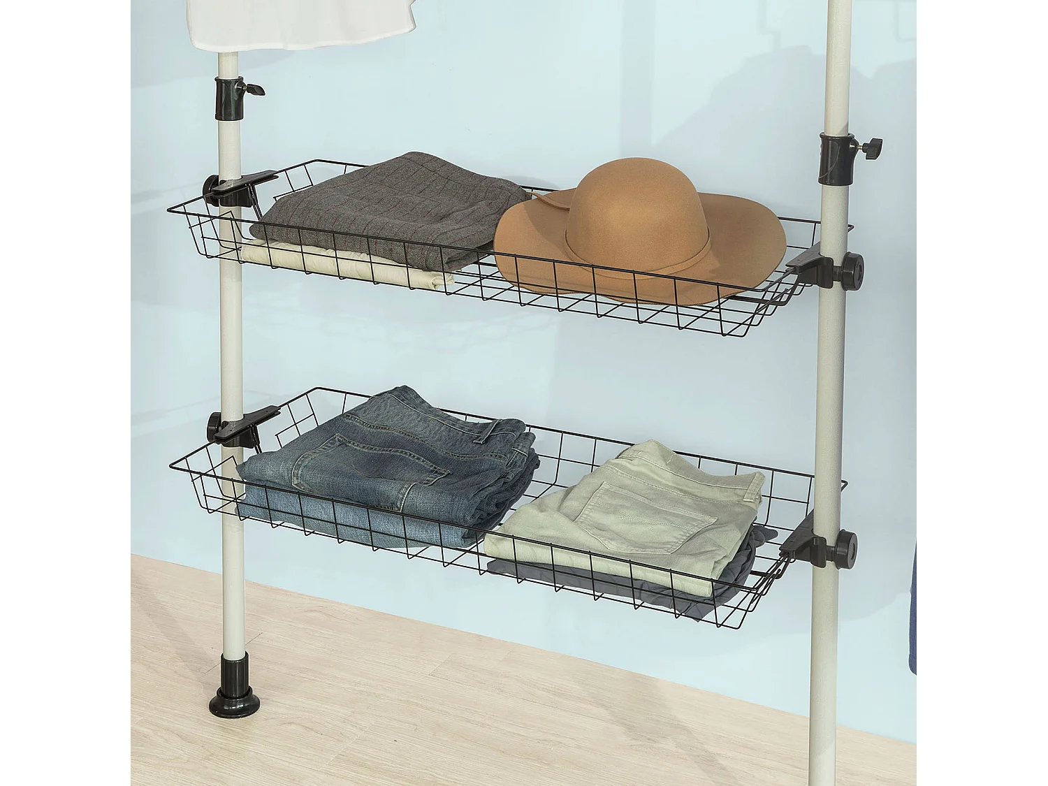 Teleskop Garderoben System KLS04 3 x 270 x 305cm