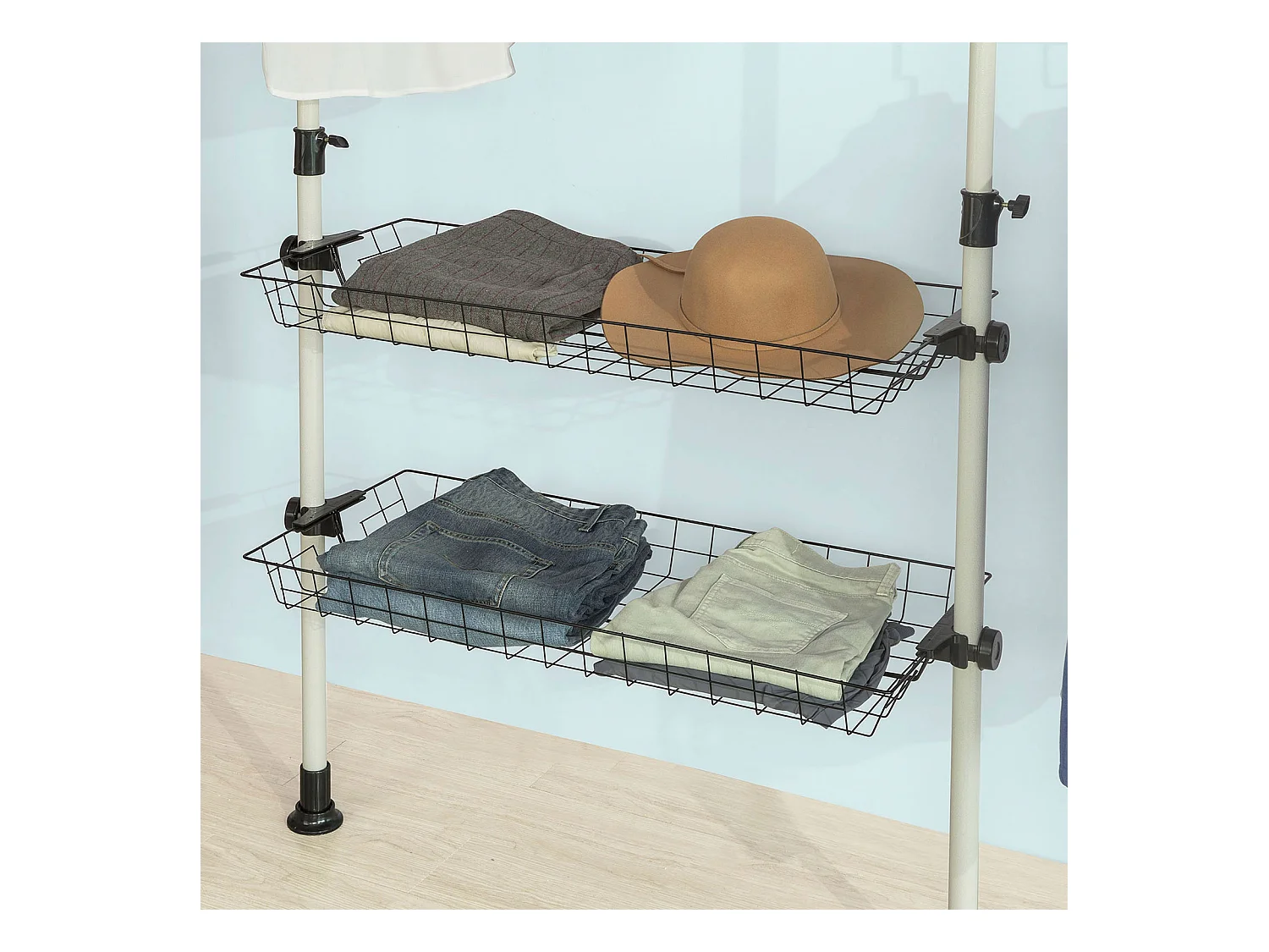 Teleskop Garderoben System KLS04 3 x 270 x 305cm