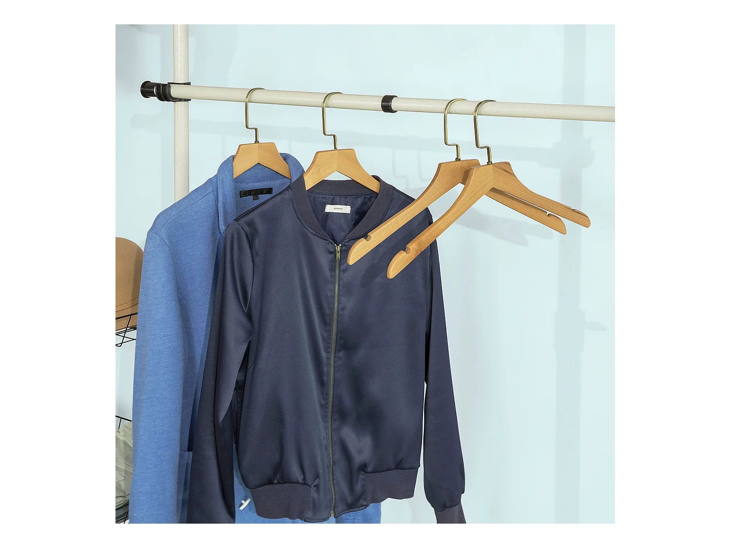 Teleskop Garderoben System KLS04 3 x 270 x 305cm