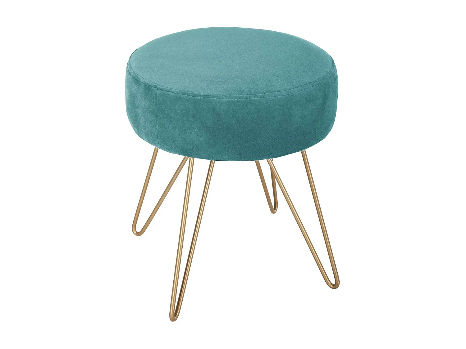 Tabouret Métal "Modern 1920" 40cm Vert