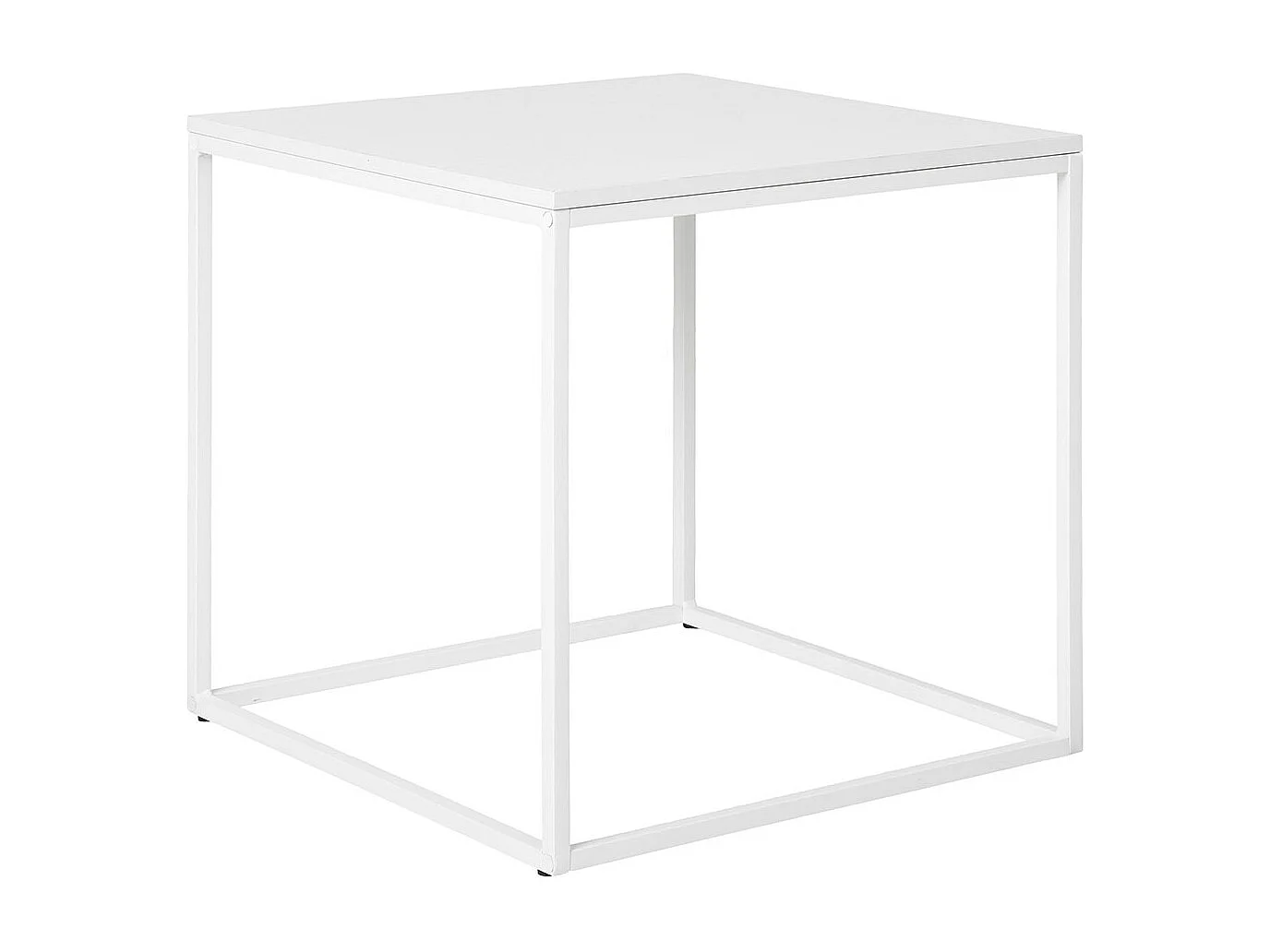 Vita table d'angle blanche.