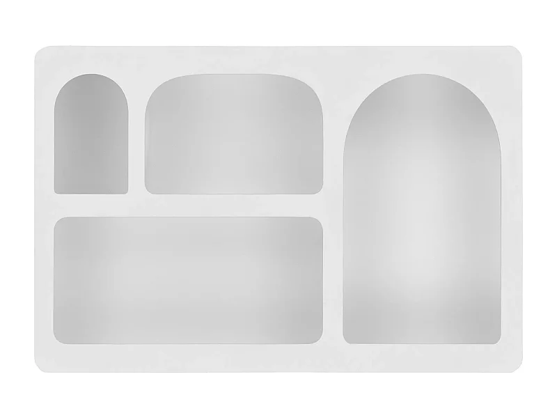 Etagère murale bois blanc BRYNE